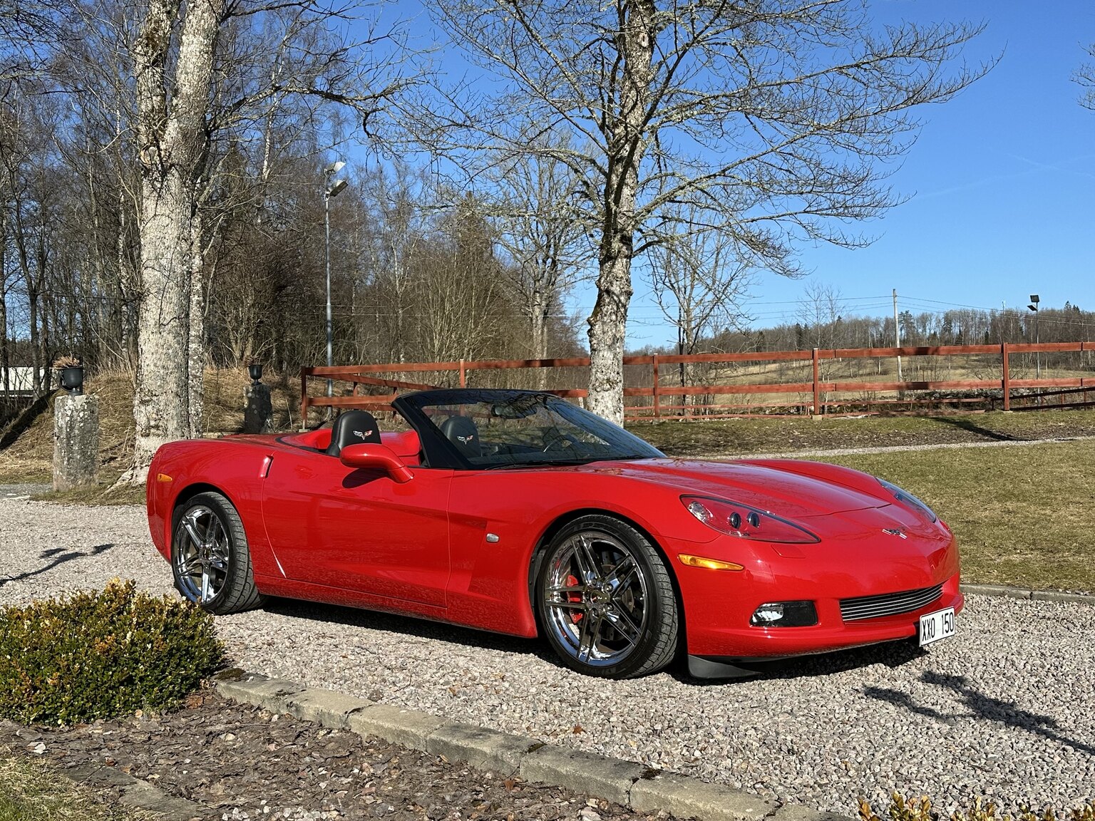 Exteriörbild på 2005 Corvette C6 Z51 Cabriolet