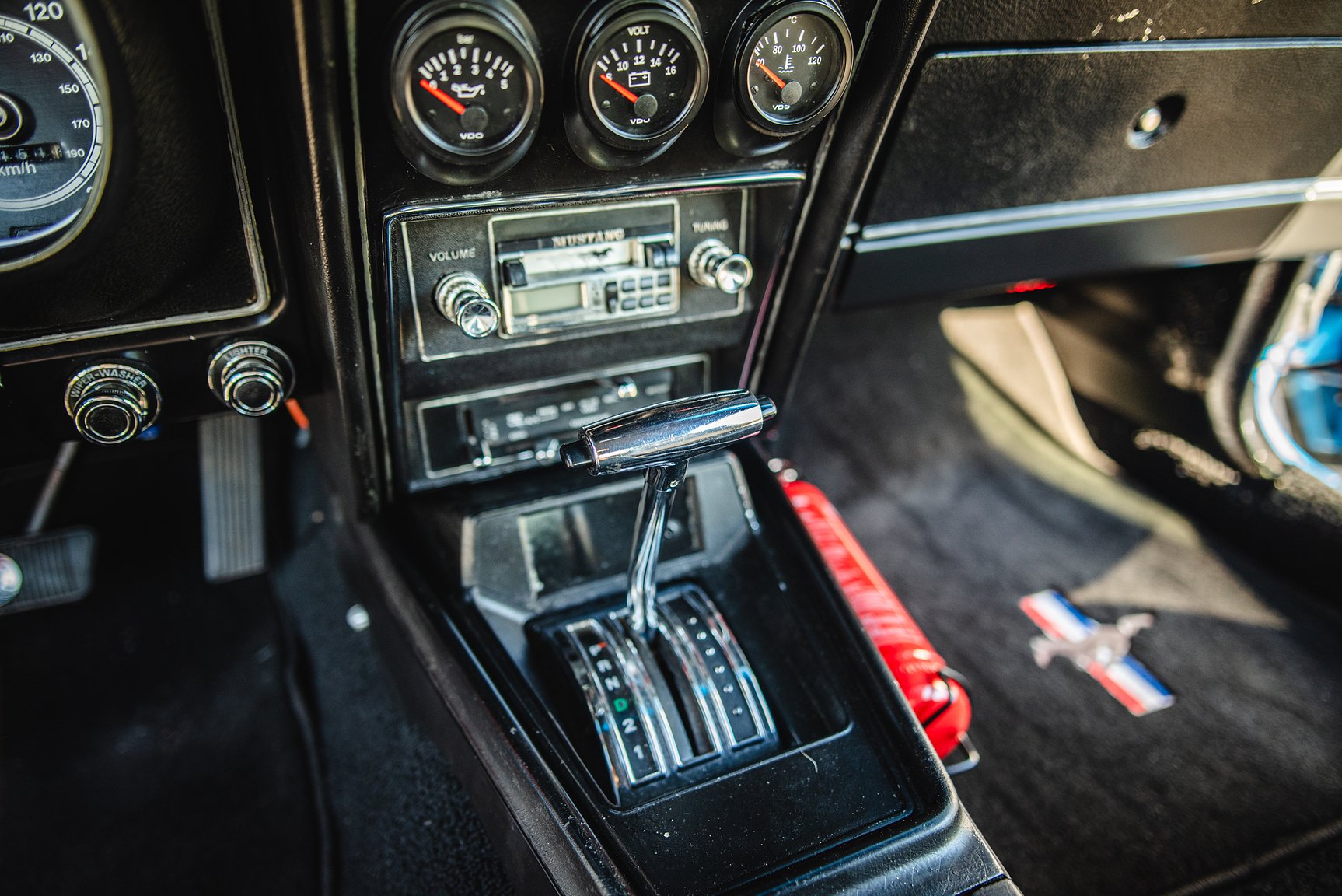 Innenraumfoto von 1971 Ford Mustang Mach 1