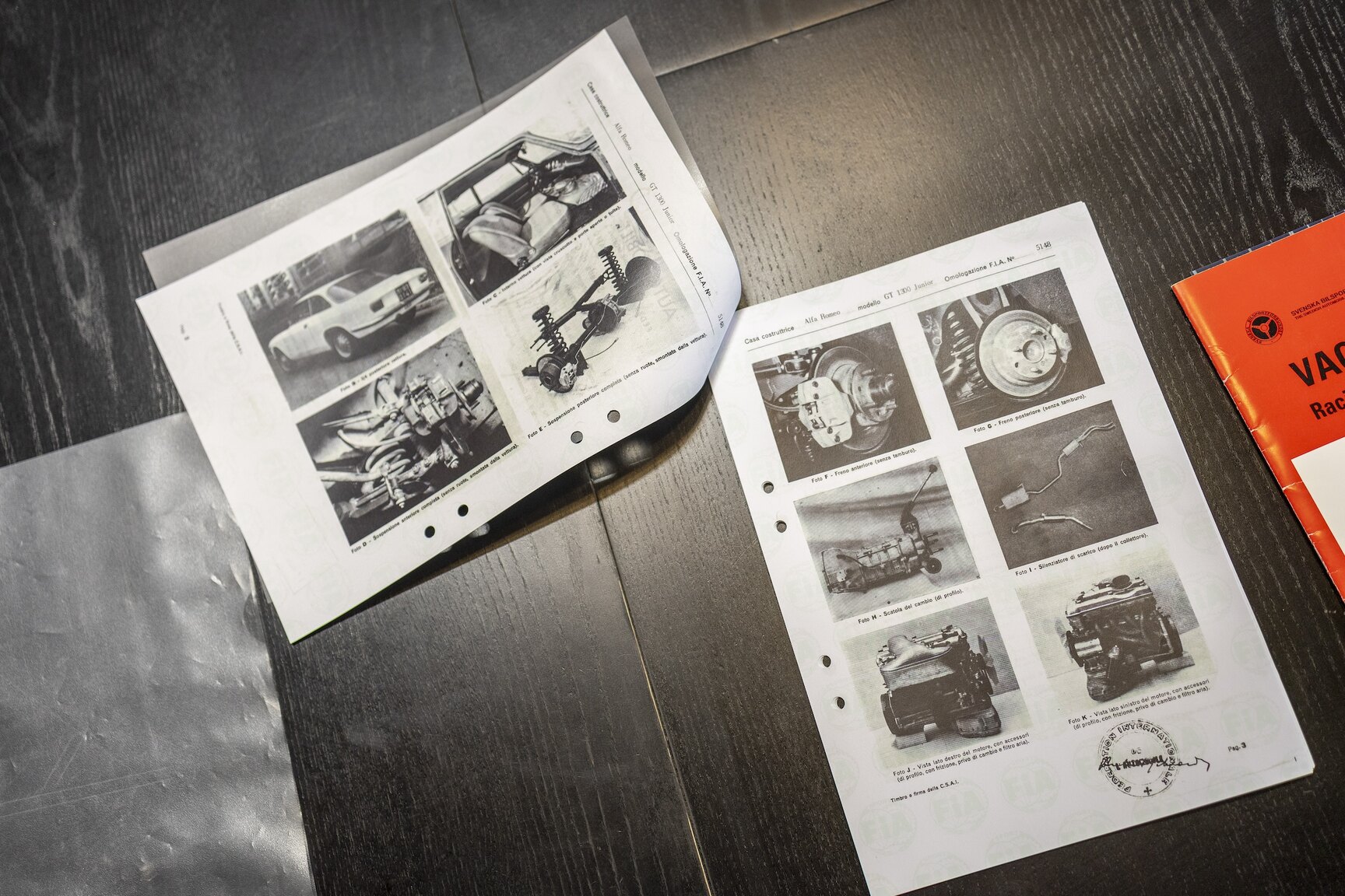 Dokumentation för 1968 Alfa Romeo GT 1300 Junior