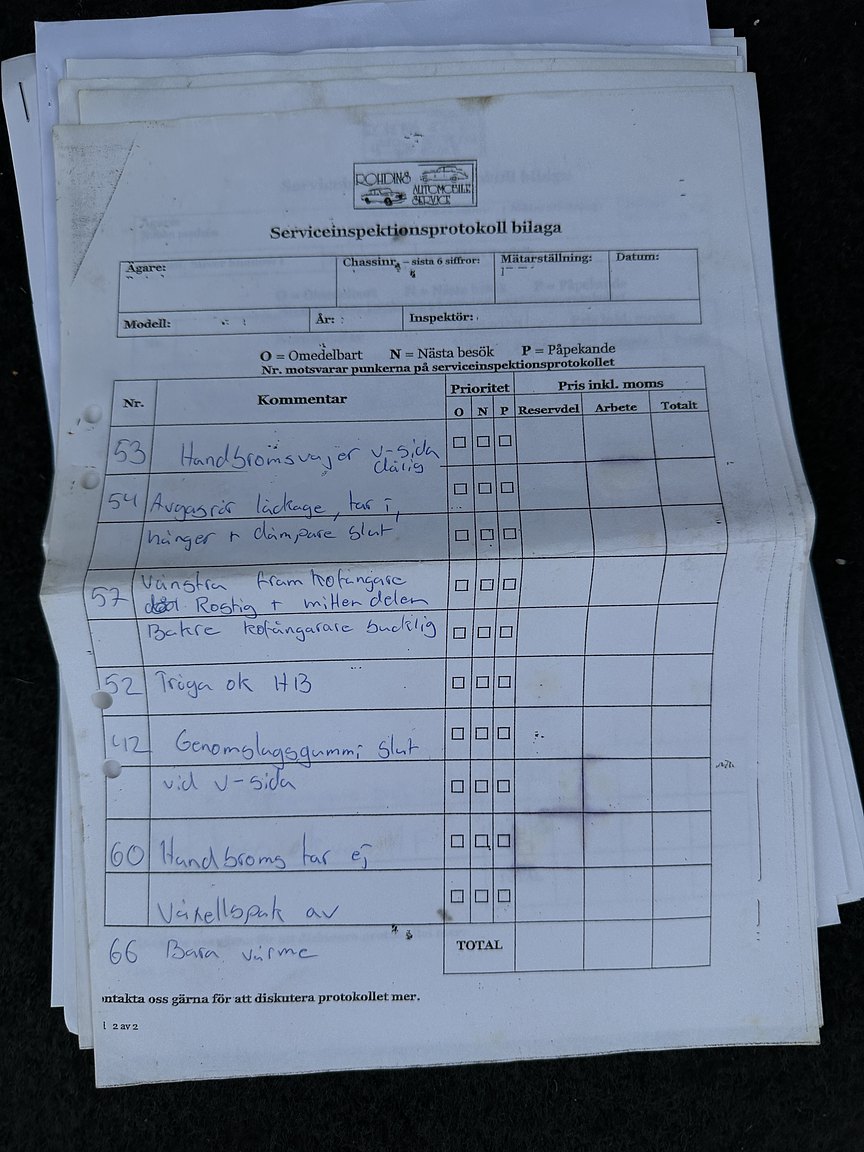 Documentation for 1972 Rolls-Royce Silver Shadow