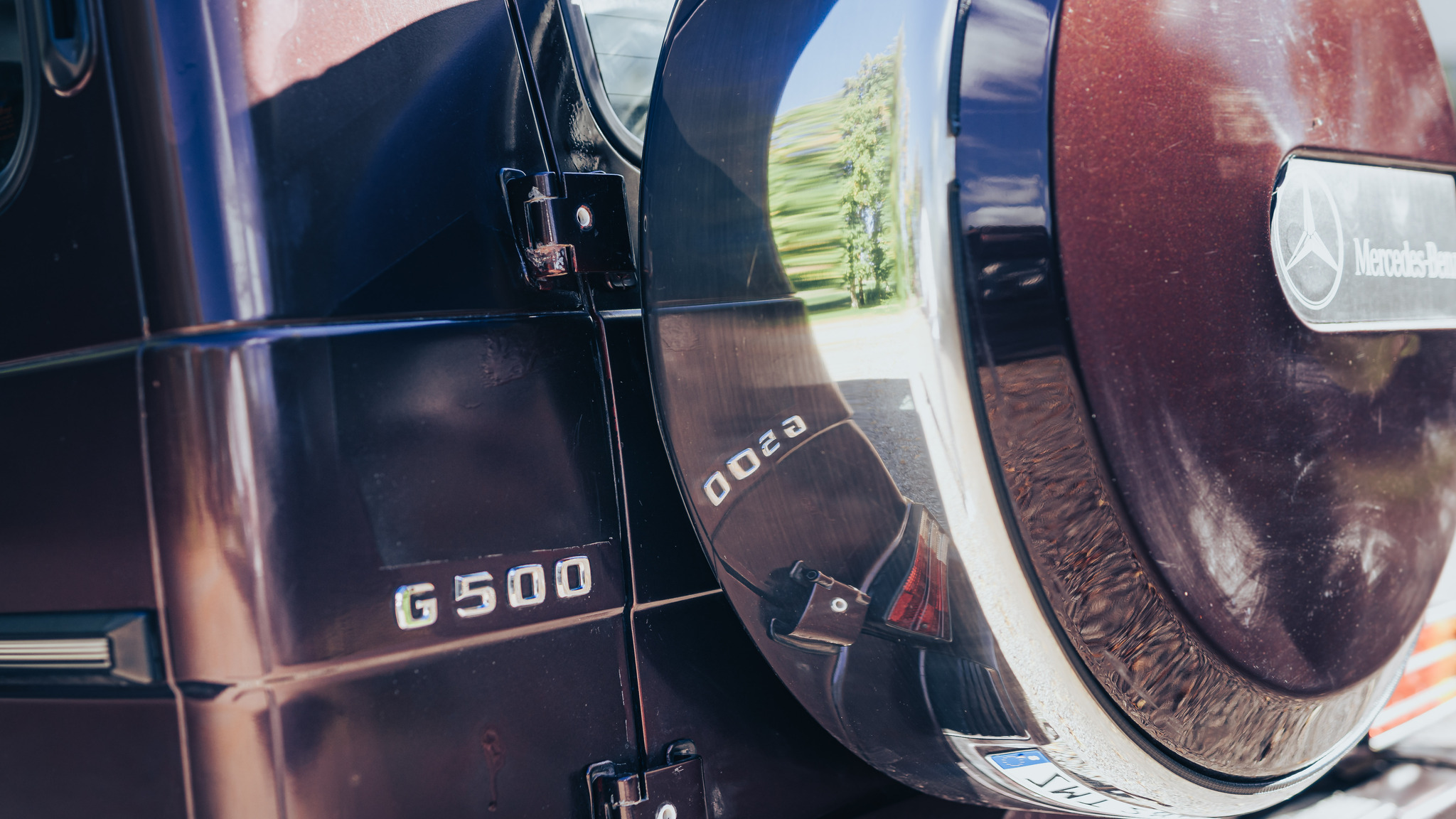 Exteriörbild på 2000 Mercedes G500 Classic Special Edition