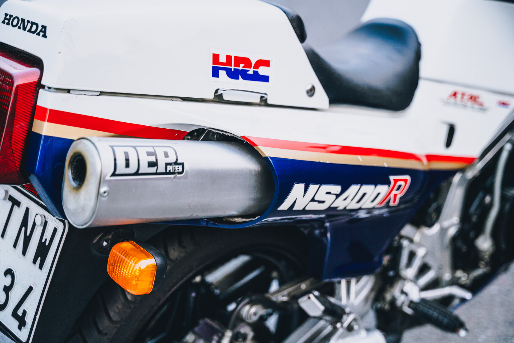 Exterior image of 1986 Honda NS400R Rothmans Replica