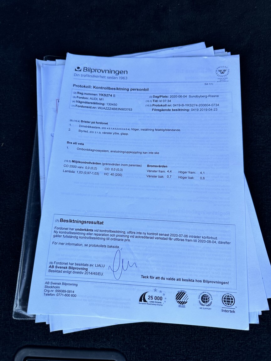 Documentation for 2003  Audi RS6 C5