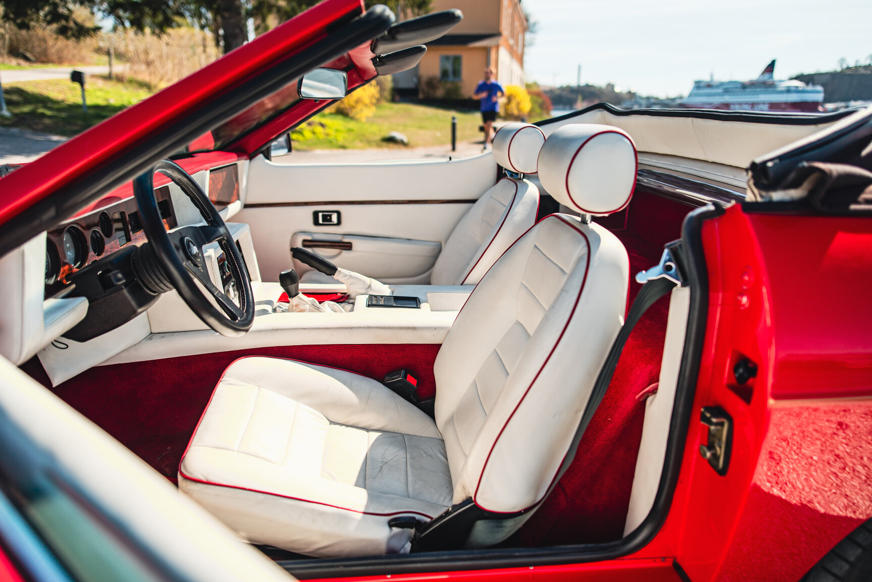 Interiörbild 1985 TVR 350i Cabriolet 3.5 V8