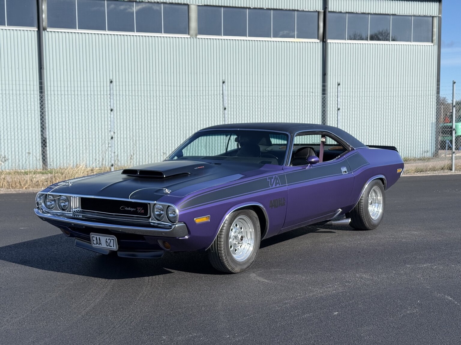 Exteriörbild på 1970 Dodge Challenger T/A 440 cui