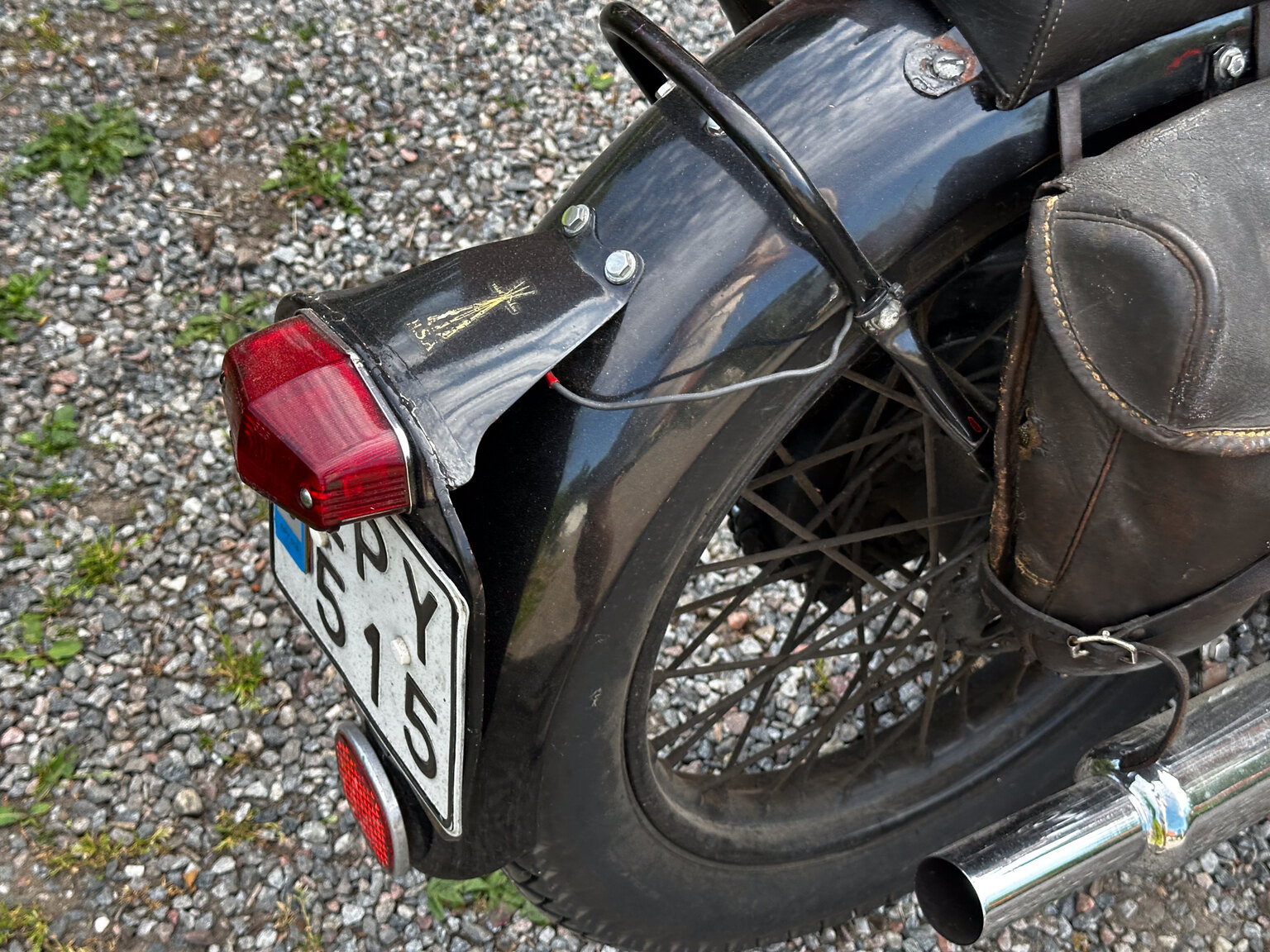 Exteriörbild på 1943 BSA 500