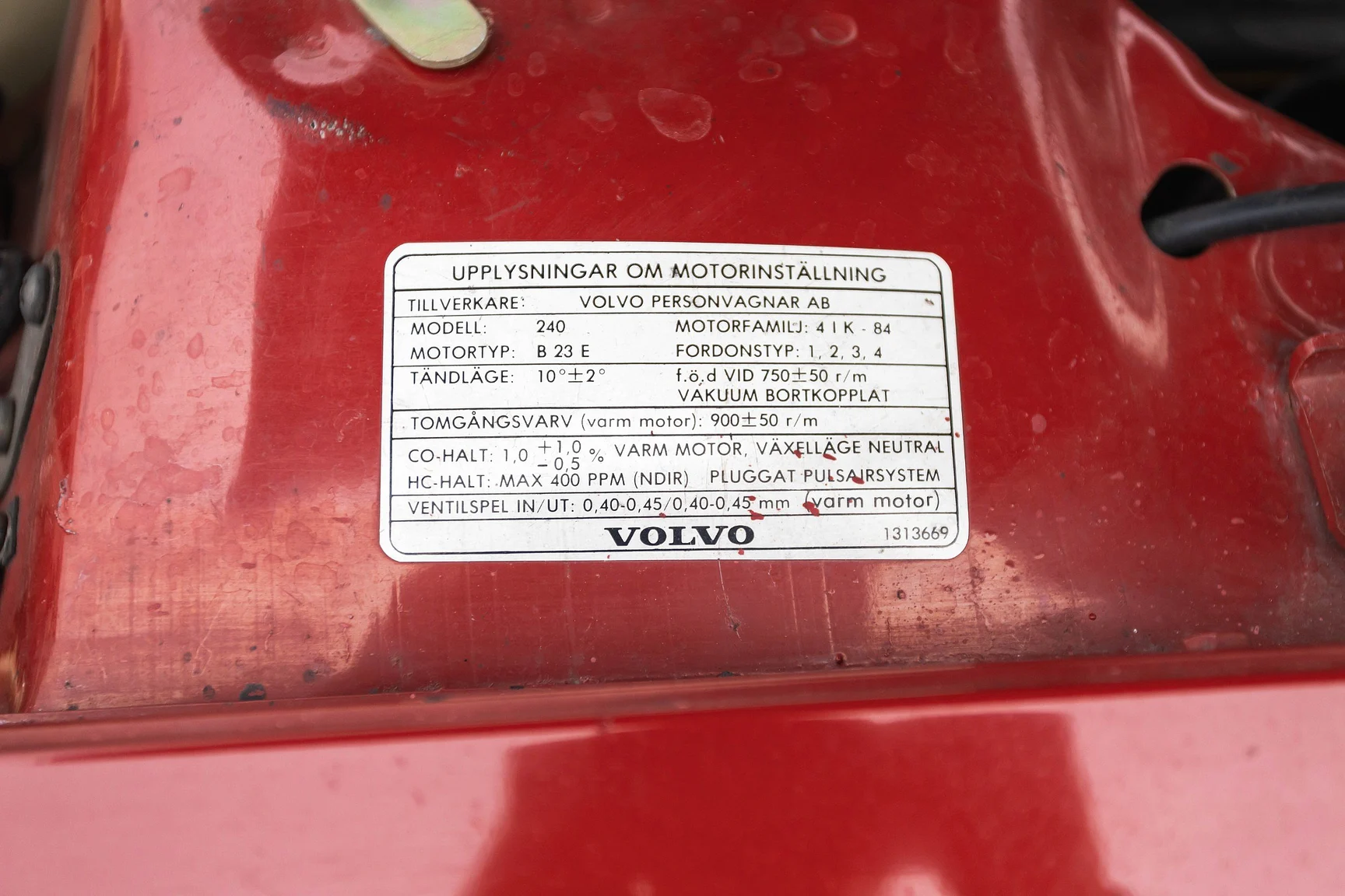 Image of 1984 Volvo 244 Turbo mechanics (8)