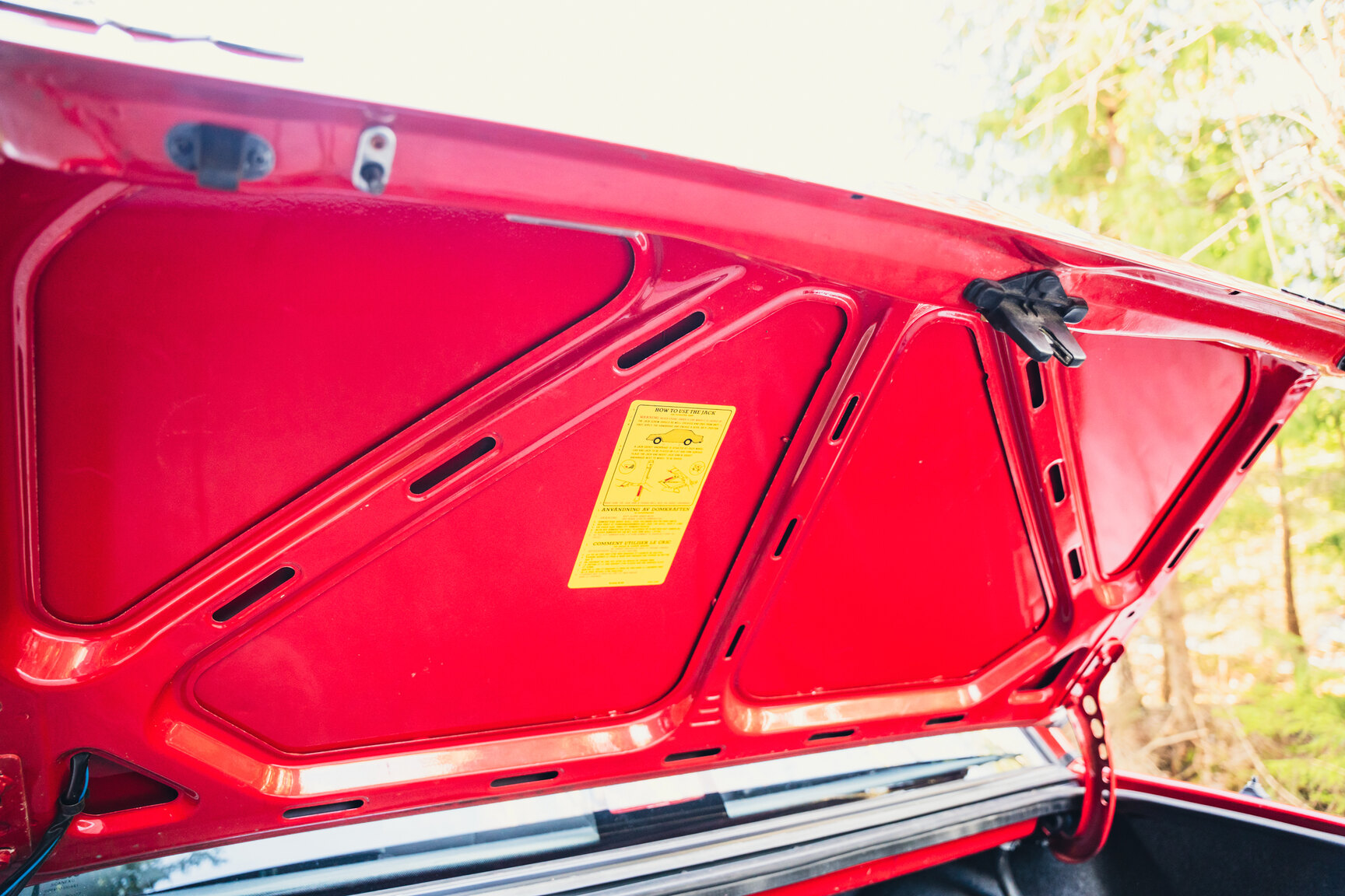 Innenraumfoto von 1990 VOLVO 740 Turbo