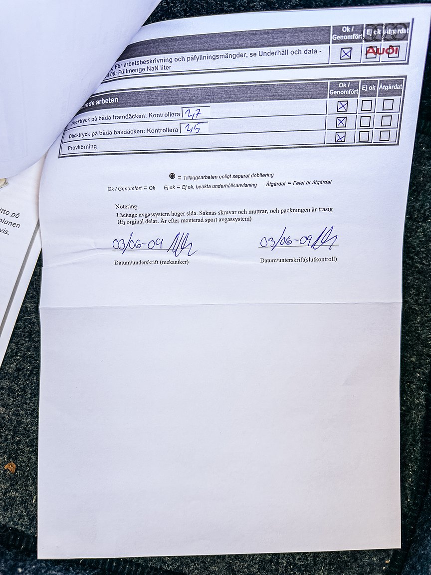 Documentation for 2008 Audi R8 4.2 V8 Turbo Manuell