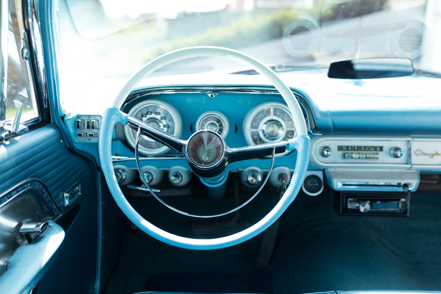 Interiörbild 1957 Chrysler New Yorker