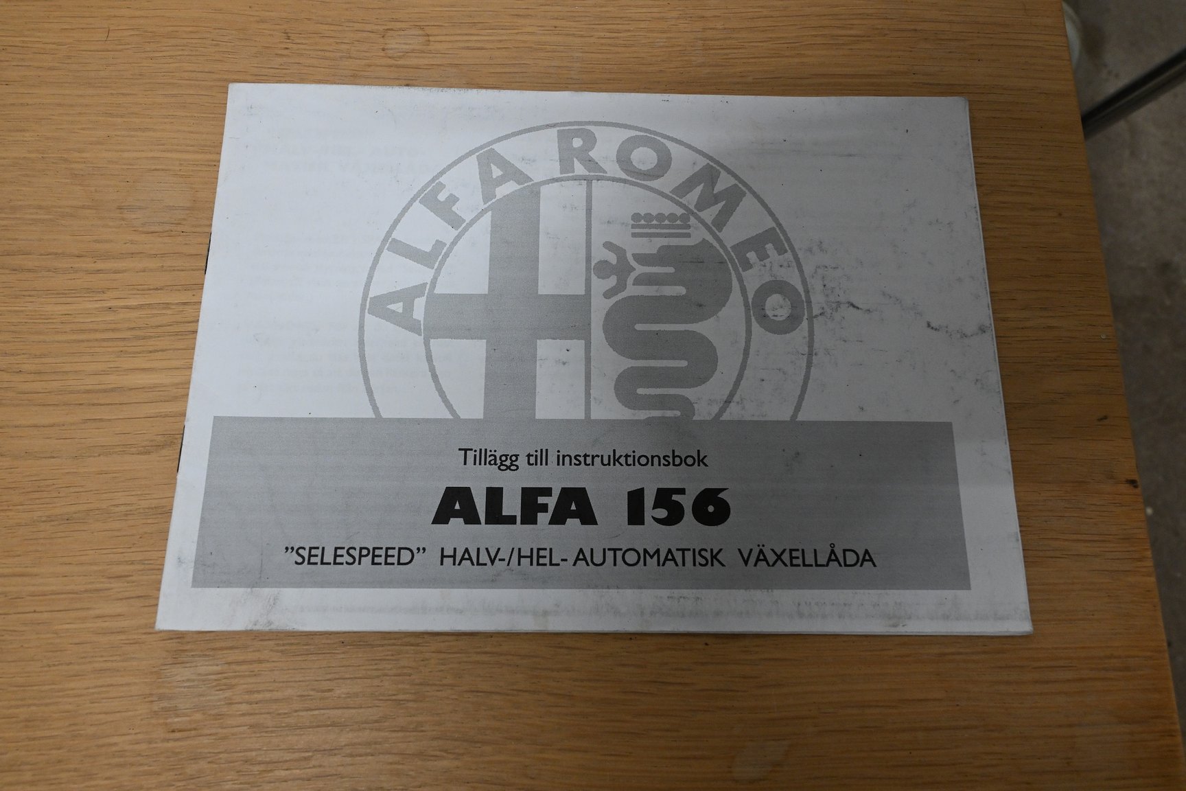 Dokumentation för 2000 Alfa Romeo 156 Sportwagon TS Selespeed Distinctive