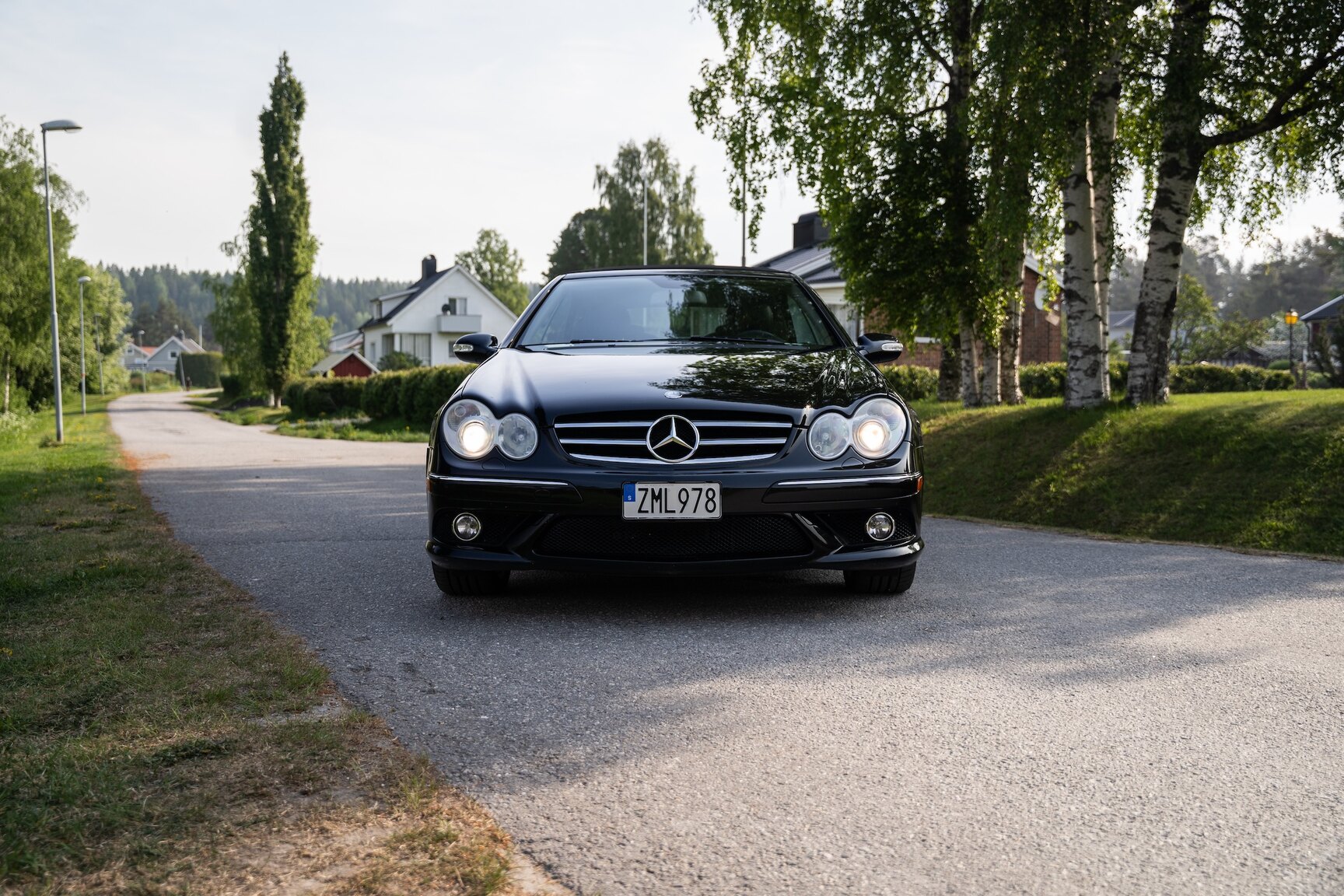 Exterior image of 2009 Mercedes-Benz CLK 550