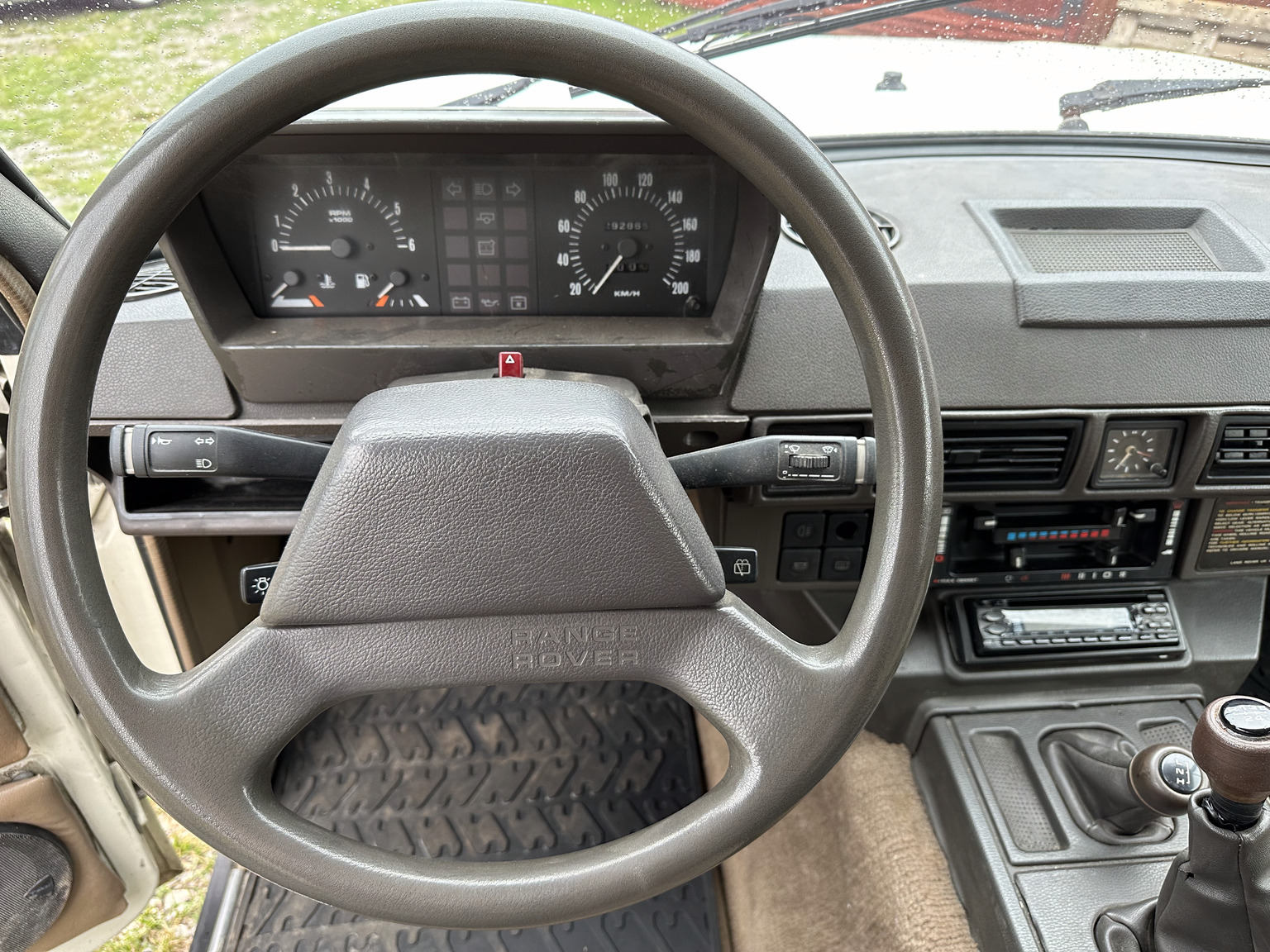Interiörbild 1990 Range Rover Classic