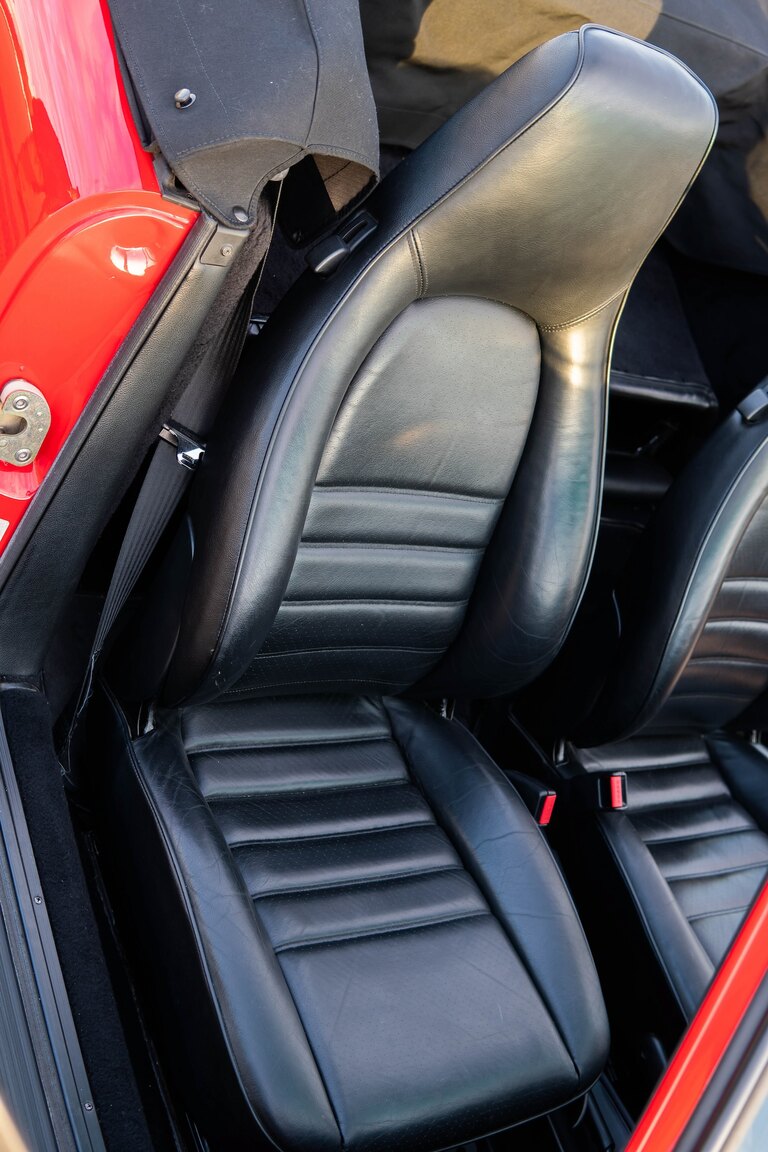 Interiörbild 1987 Porsche 911 Carrera Cab 3.2
