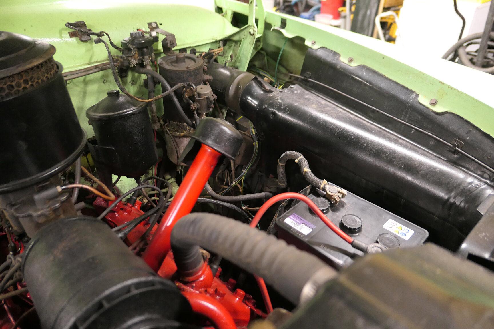 Image of 1949 Ford Custom Convertible mechanics