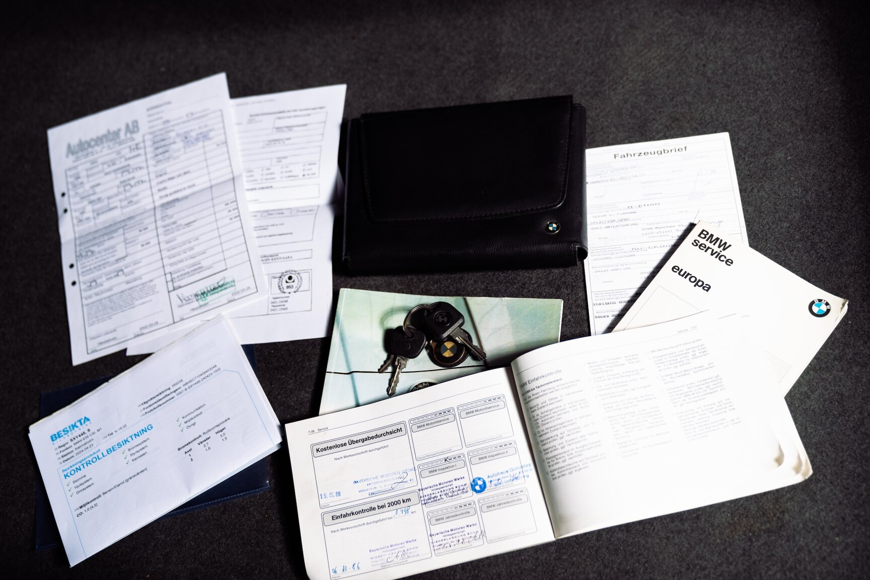 Dokumentation för 1986 BMW 635 CSi (1)