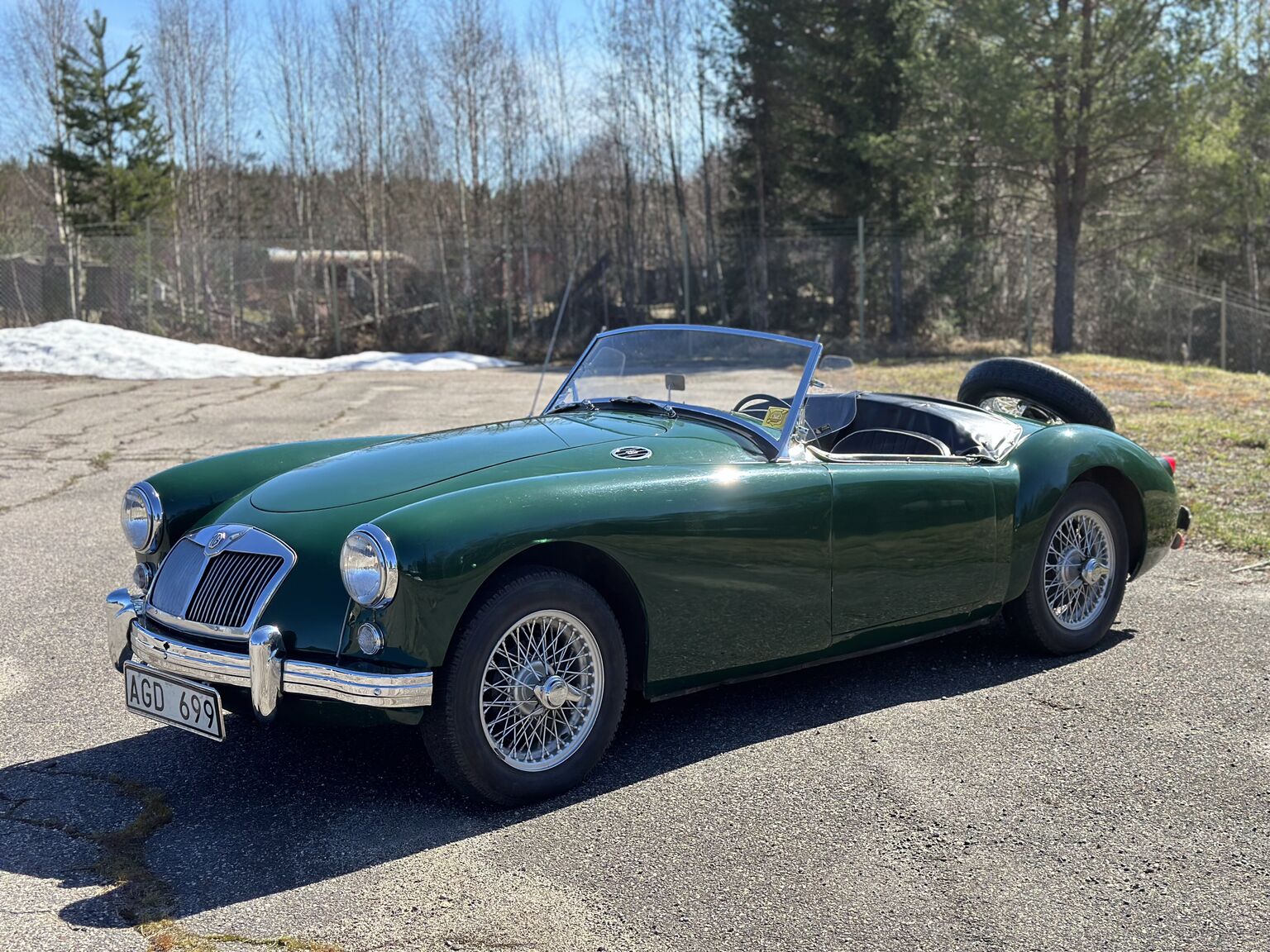 Dokumentation för 1957 MGA Roadster