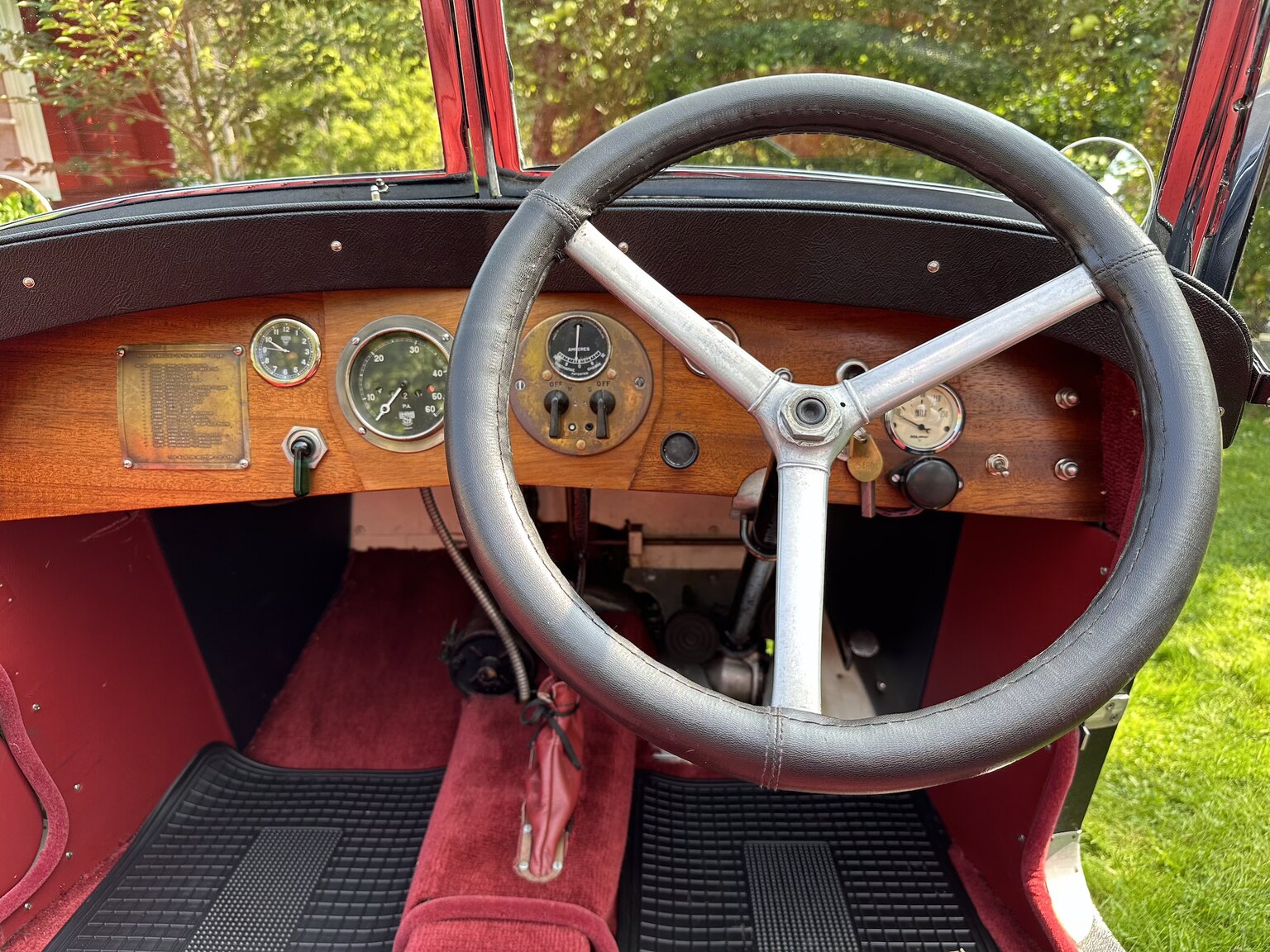 Interiörbild 1938 AUSTIN SEVEN BOAT TAIL