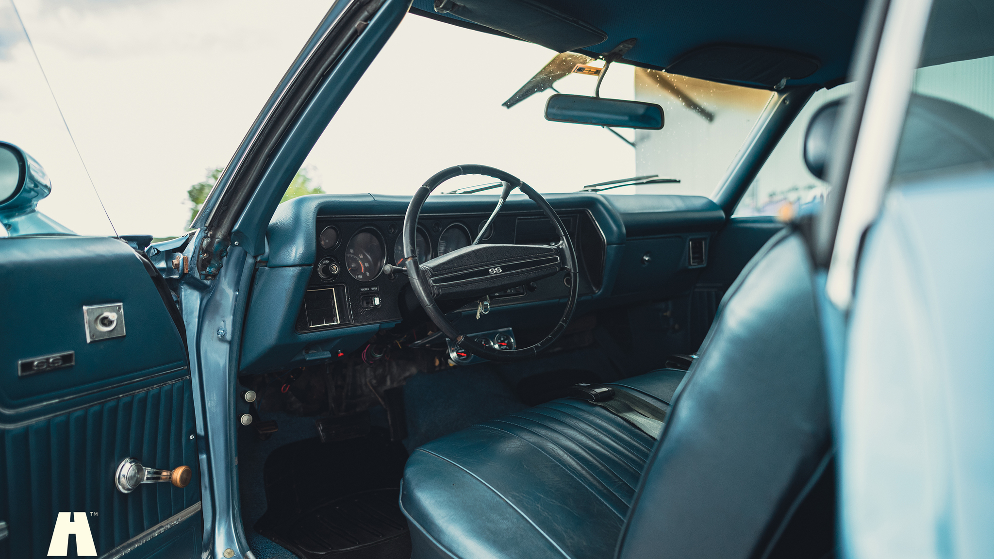 Interiörbild 1971 Chevrolet Chevelle SS 454
