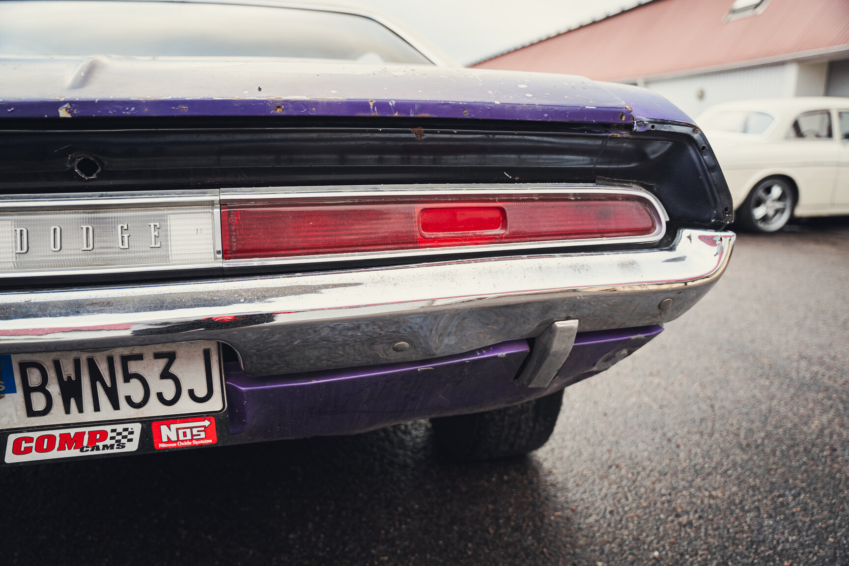 Exteriörbild på 1970 Dodge Challenger - Ett sista race