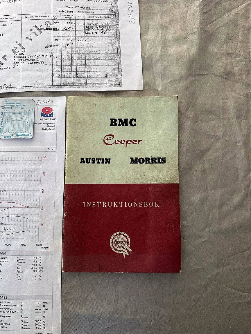 Dokumentation för 1965 BMC Cooper S 1290 (7)
