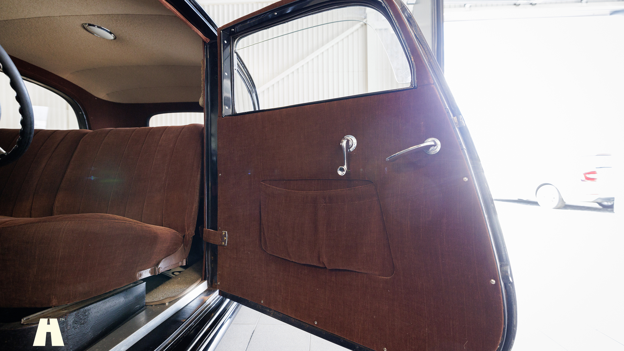 Interiörbild 1950 Mercedes Benz 170 va (1)