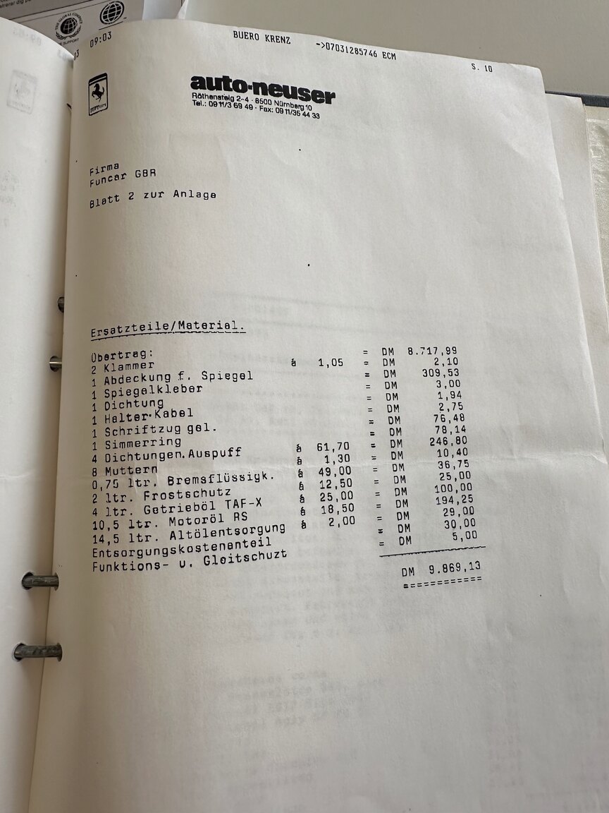 Documentation for 1990 Ferrari 348 (26)