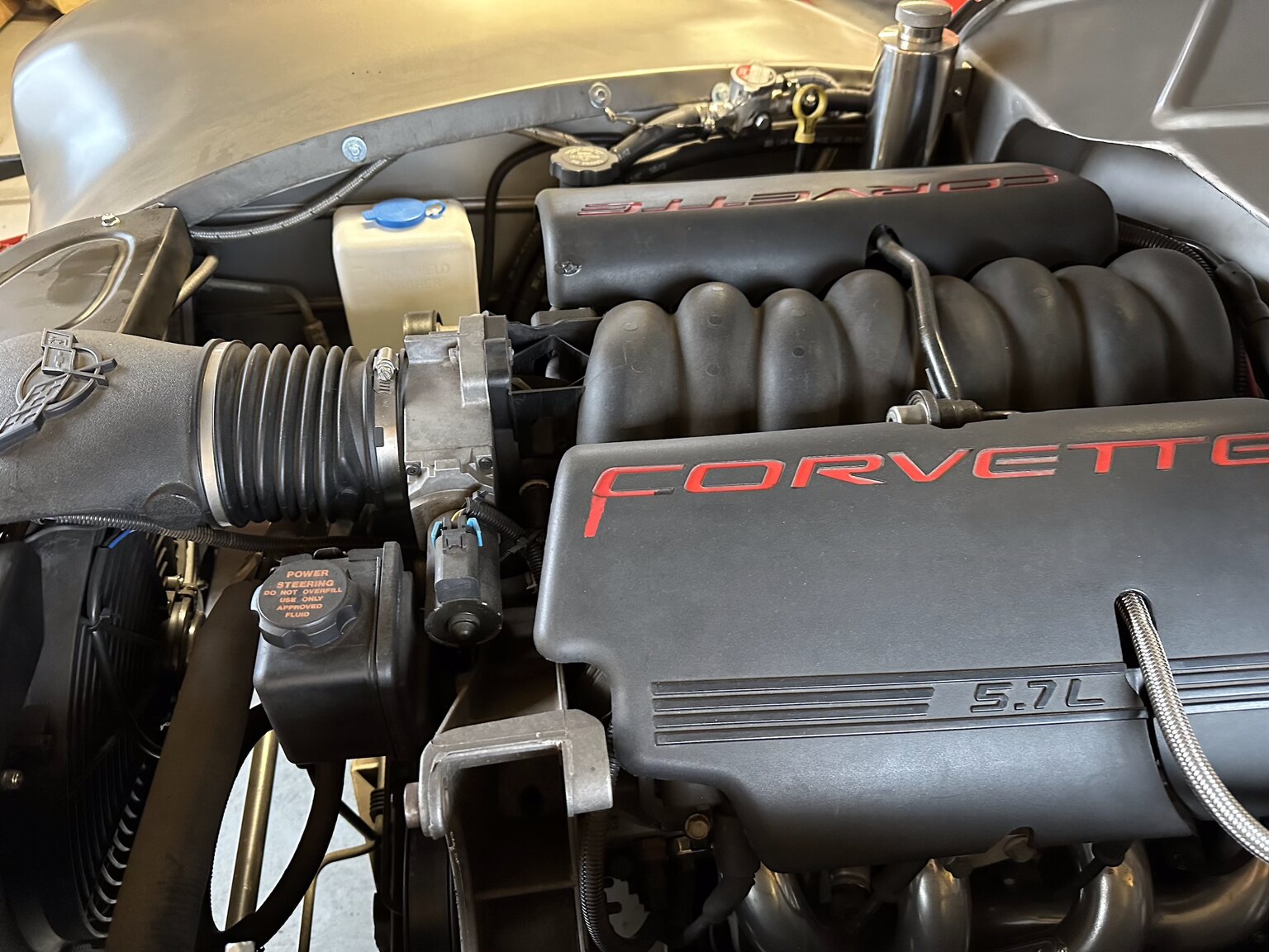 Image of 1939 Custom Ford Fordor "Forvette" mechanics
