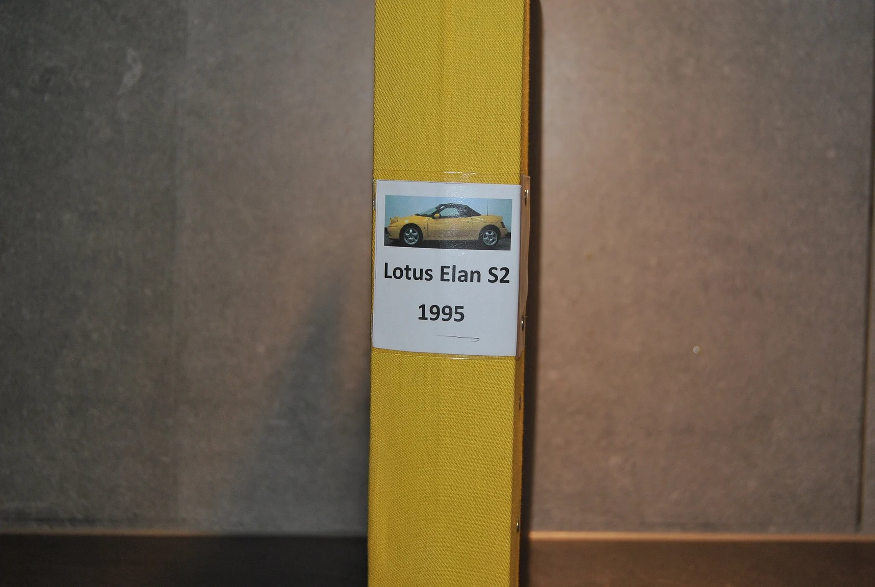 Dokumentation, 1995 Lotus Elan Roadster (1)