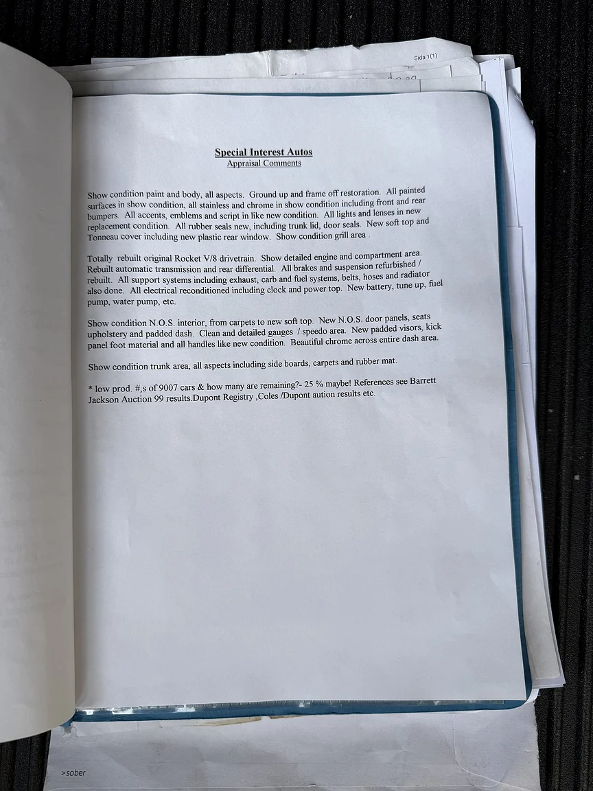 Dokumentation, 1955 Oldsmobile Super 88 (7)