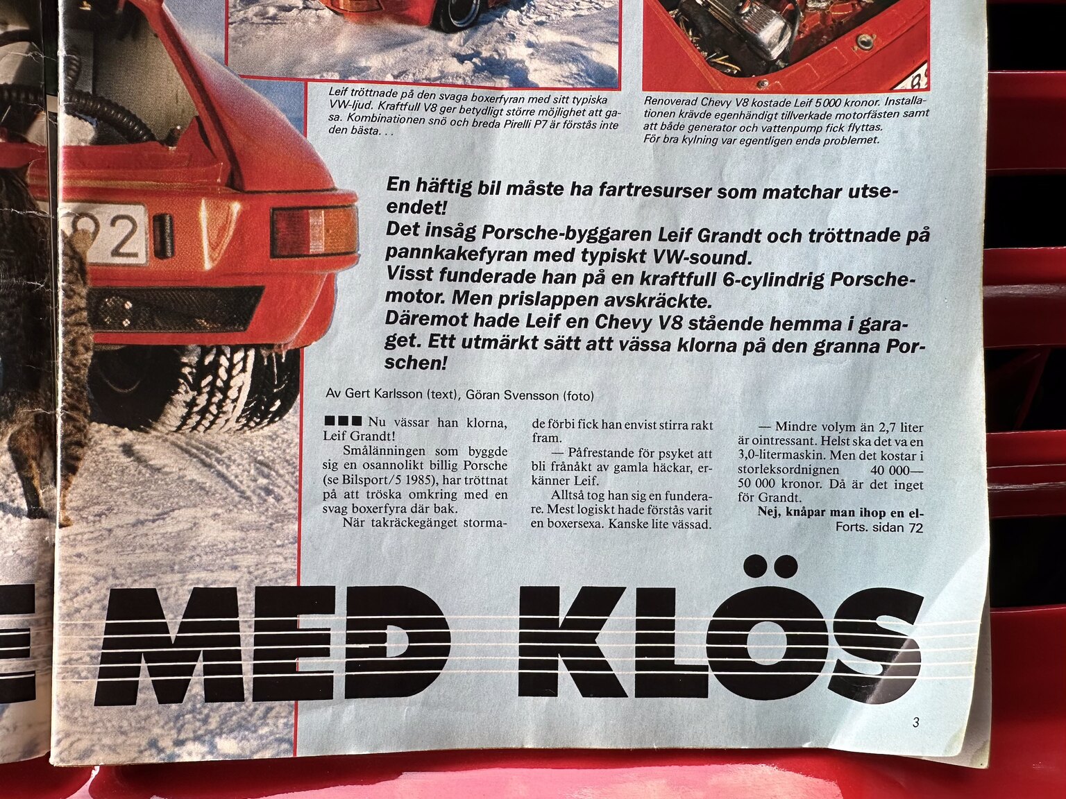 Dokumentation för 1965 Porsche 912 V8 (3)