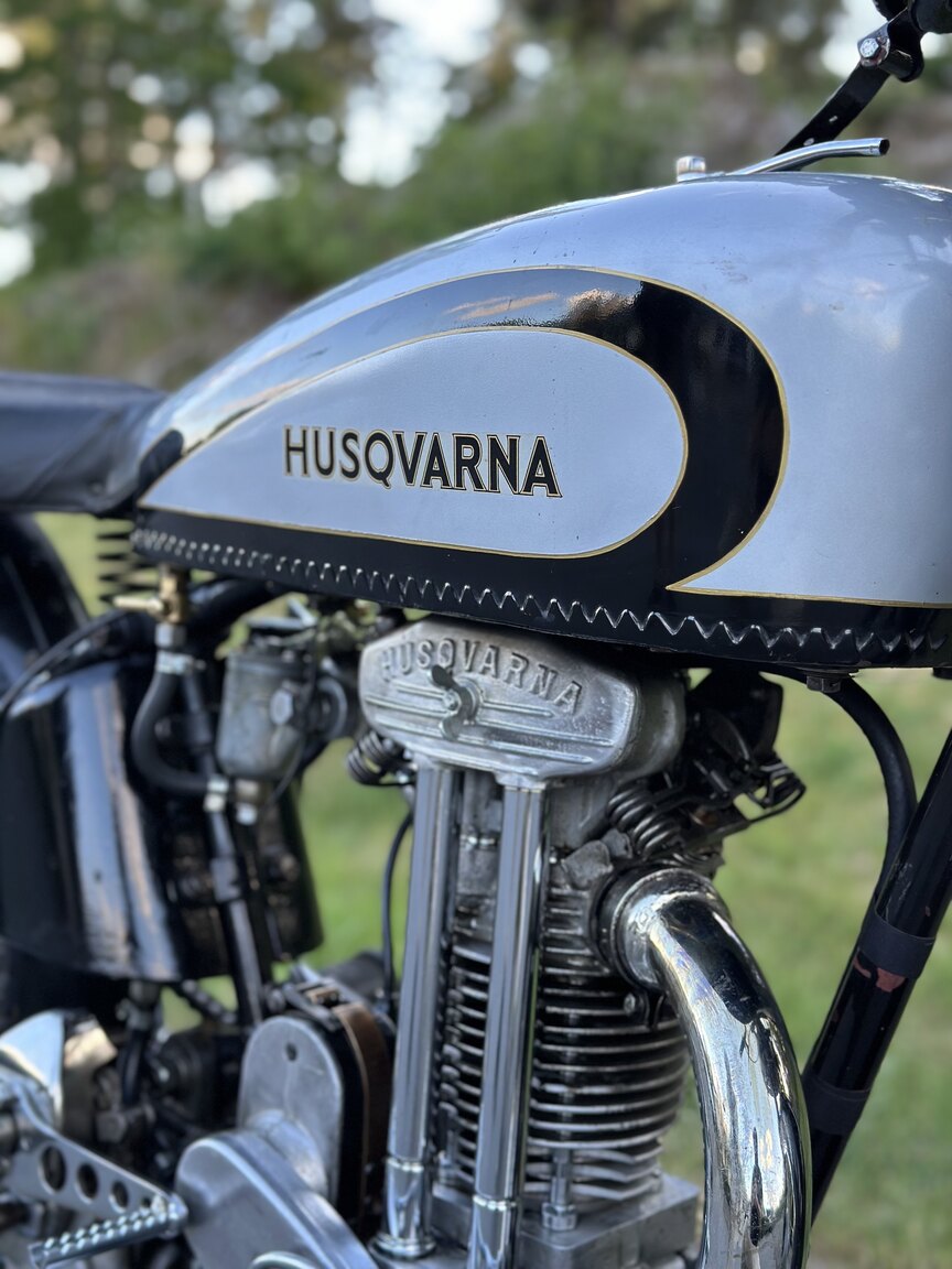 Exteriörbild på 1933 Husqvarna 350