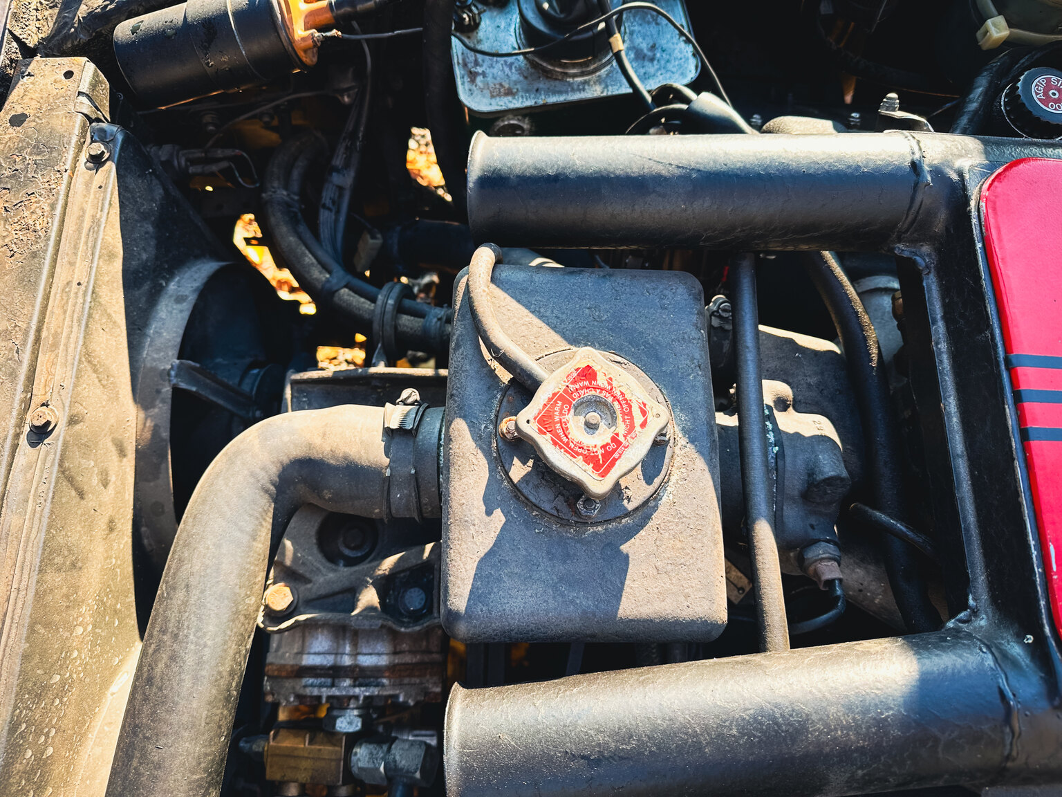 Image of 1973 Maserati Indy mechanics