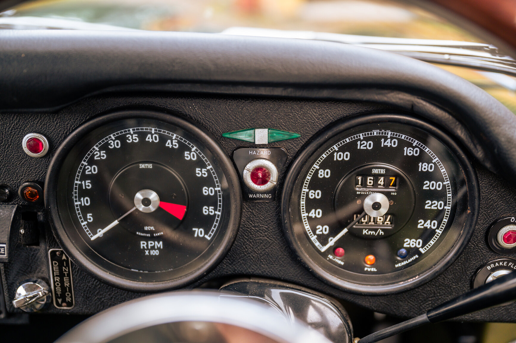 Interiörbild 1973 Jaguar E-Type V12