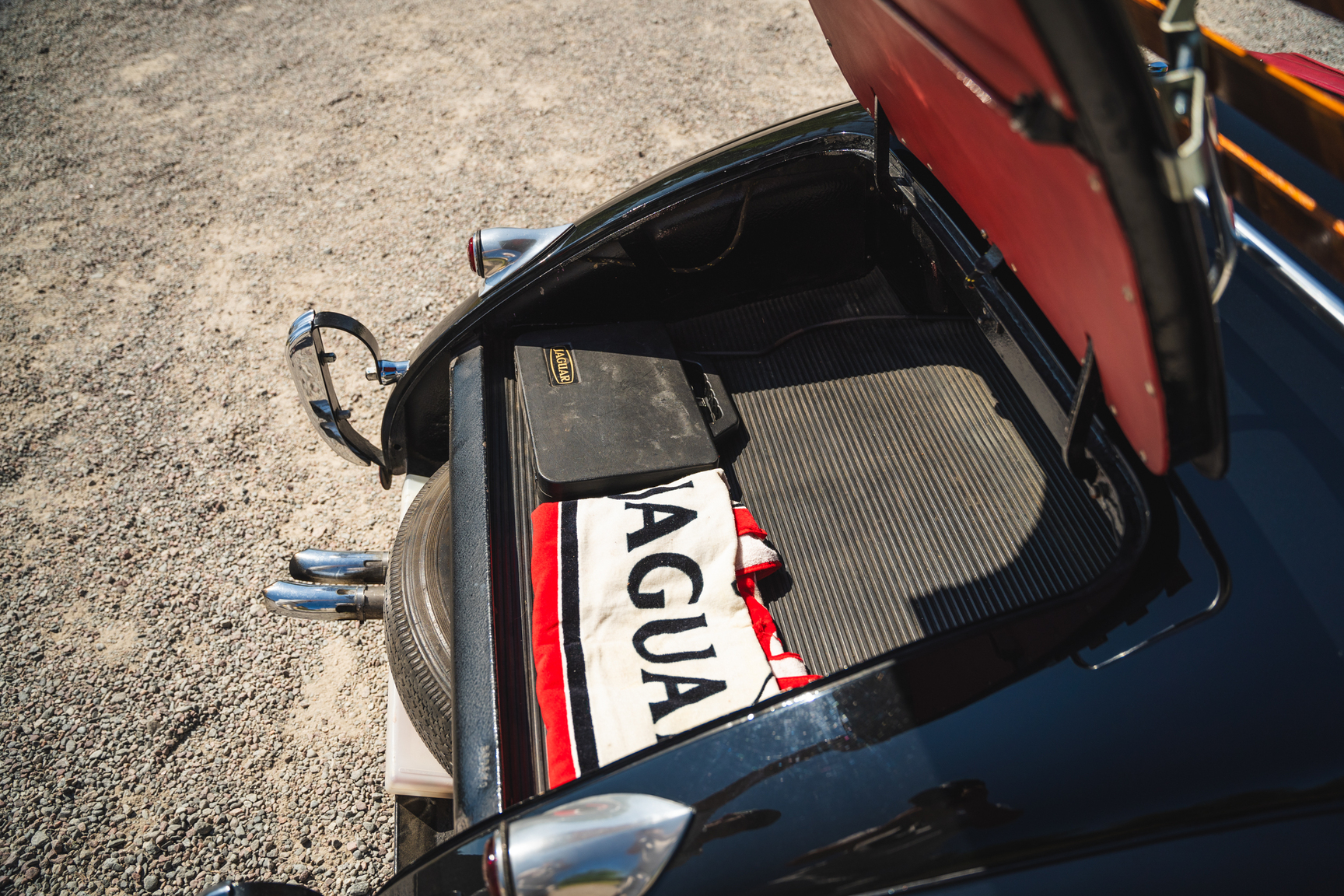 Interiörbild 1951 Jaguar XK 120