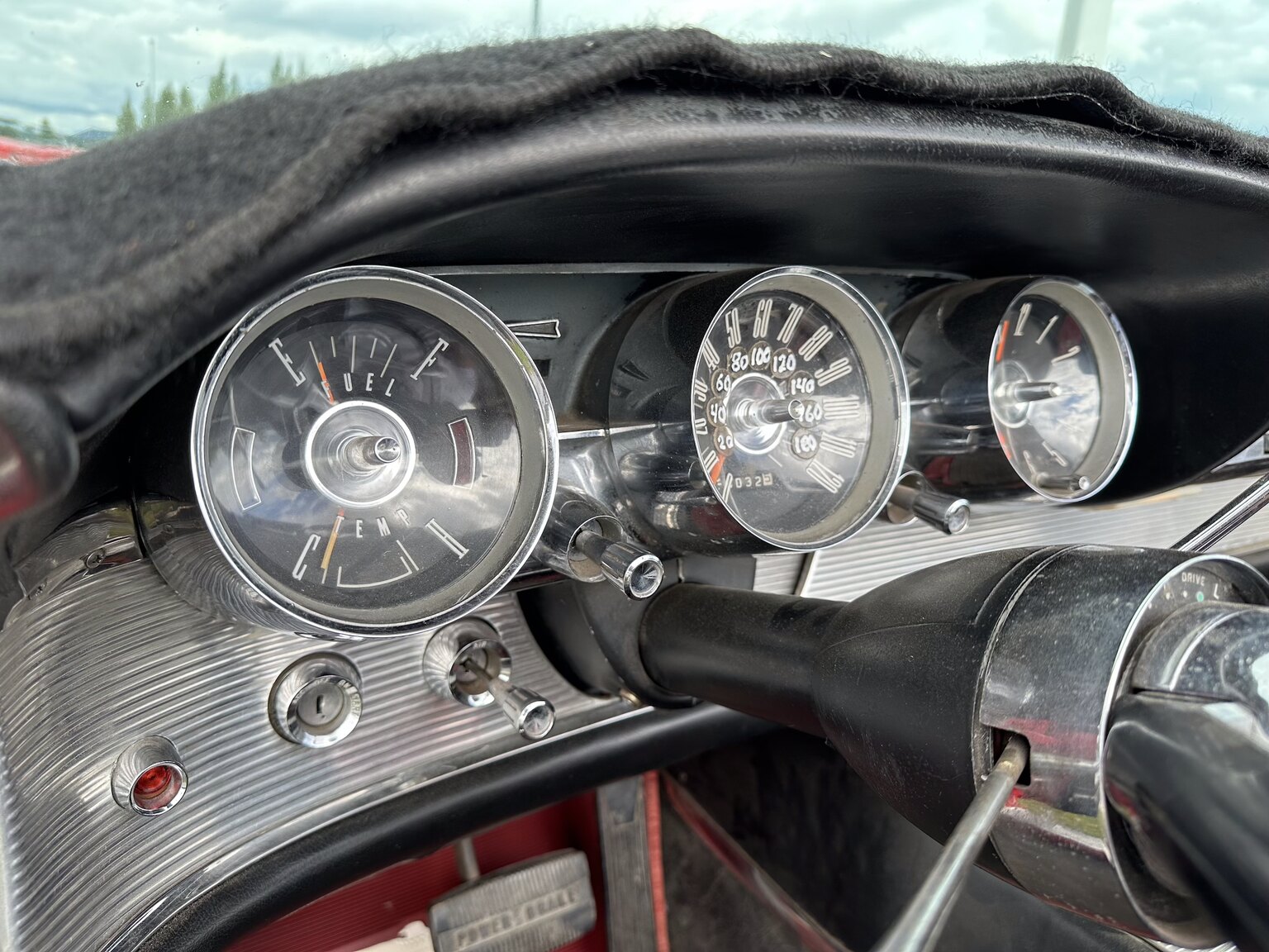 Interiörbild 1962 Ford Thunderbird Convertible