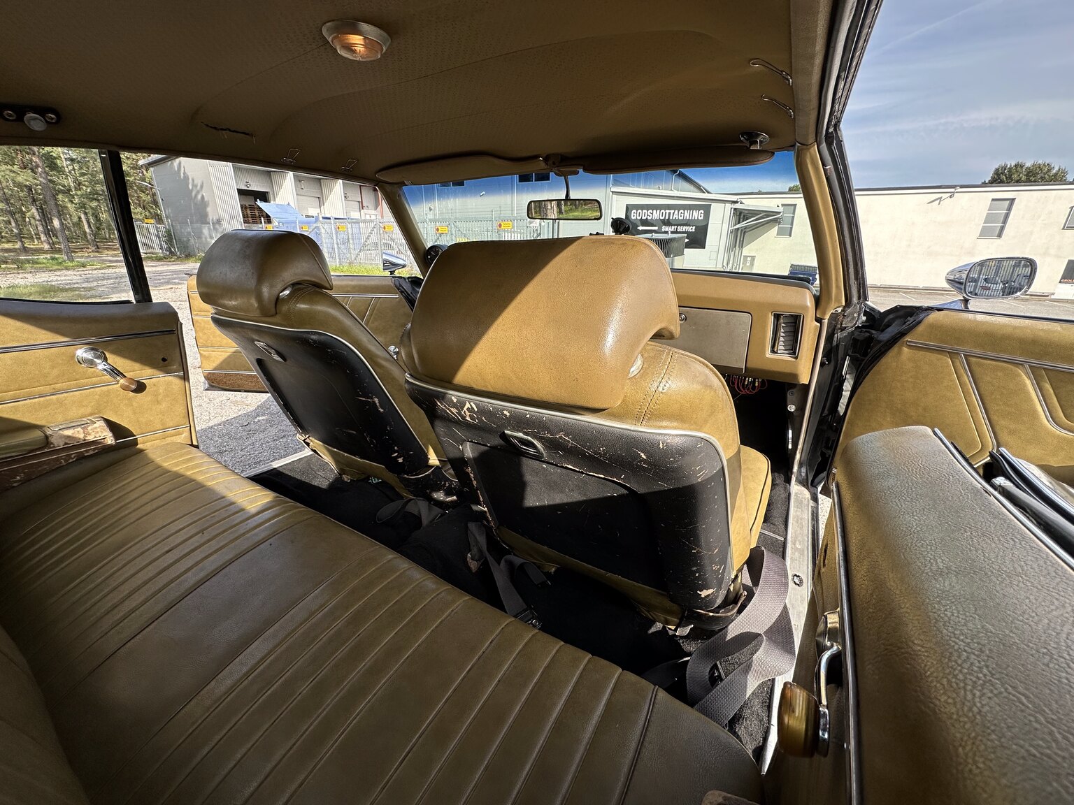 Interiörbild 1969 Pontiac GTO 406cid 