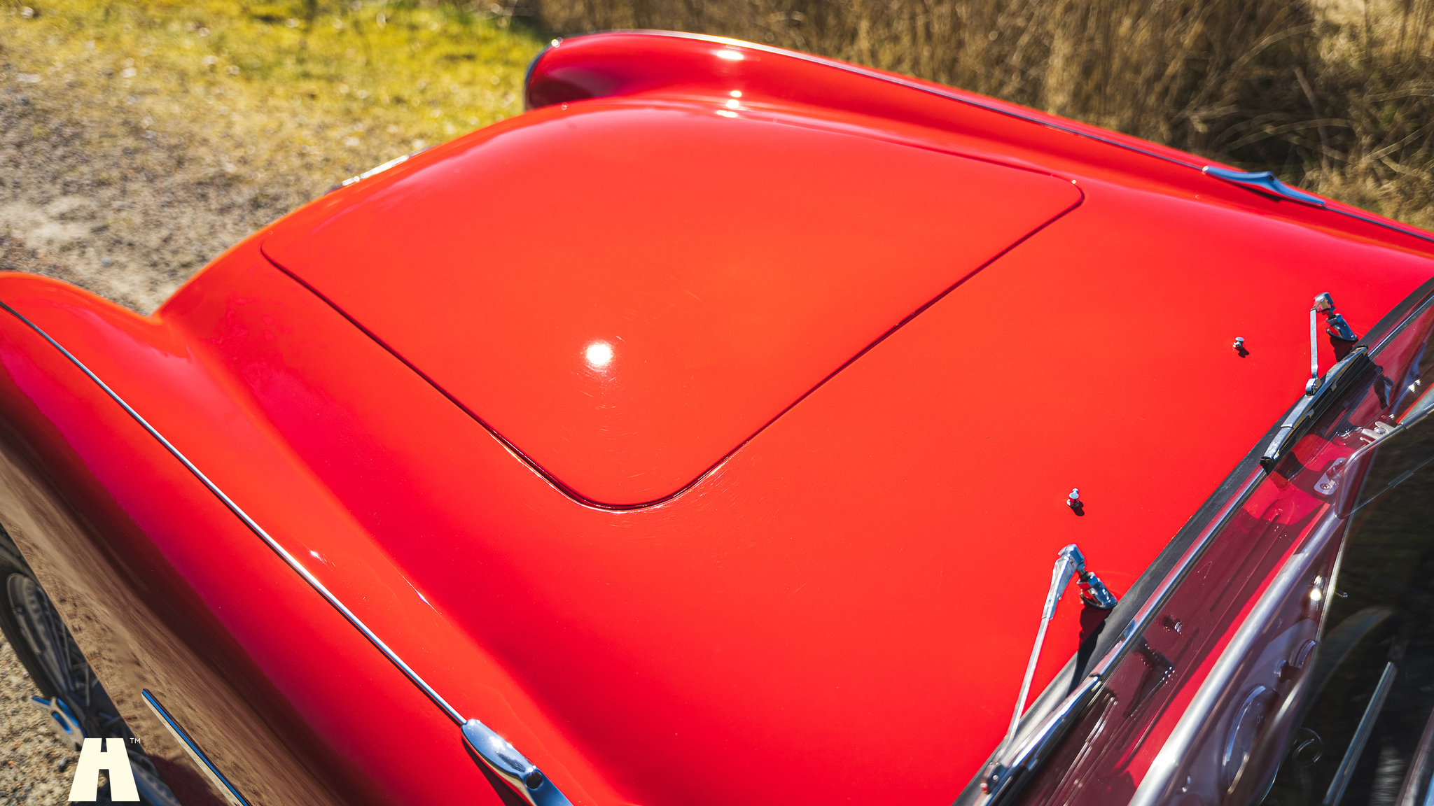 Exteriörbild på 1954 Austin Healey 100 BN1 (27)