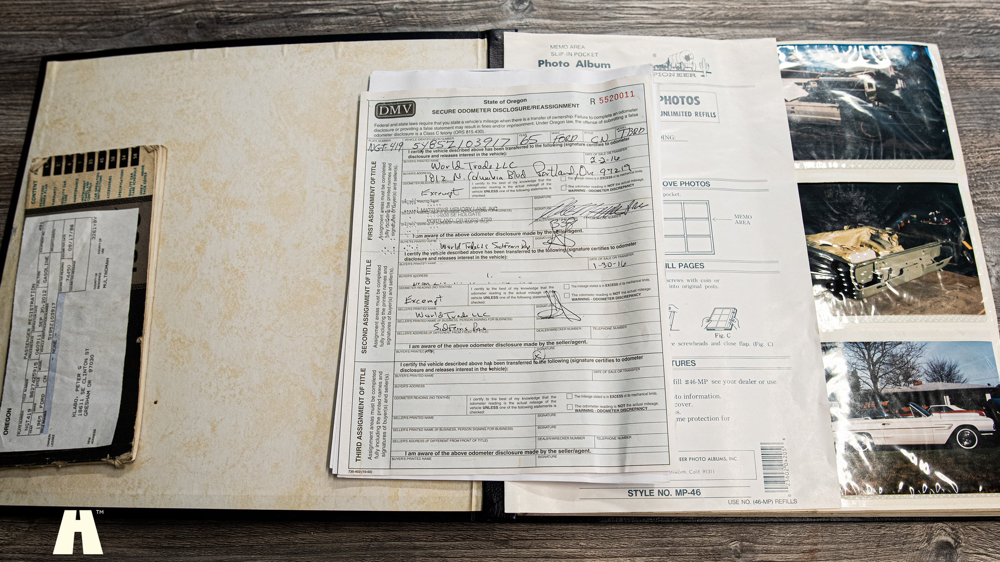 Documentation for 1965 Ford Thunderbird (7)