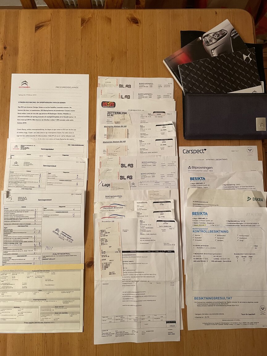 Documentation for 2012 Citroen DS3 Racing  (1)