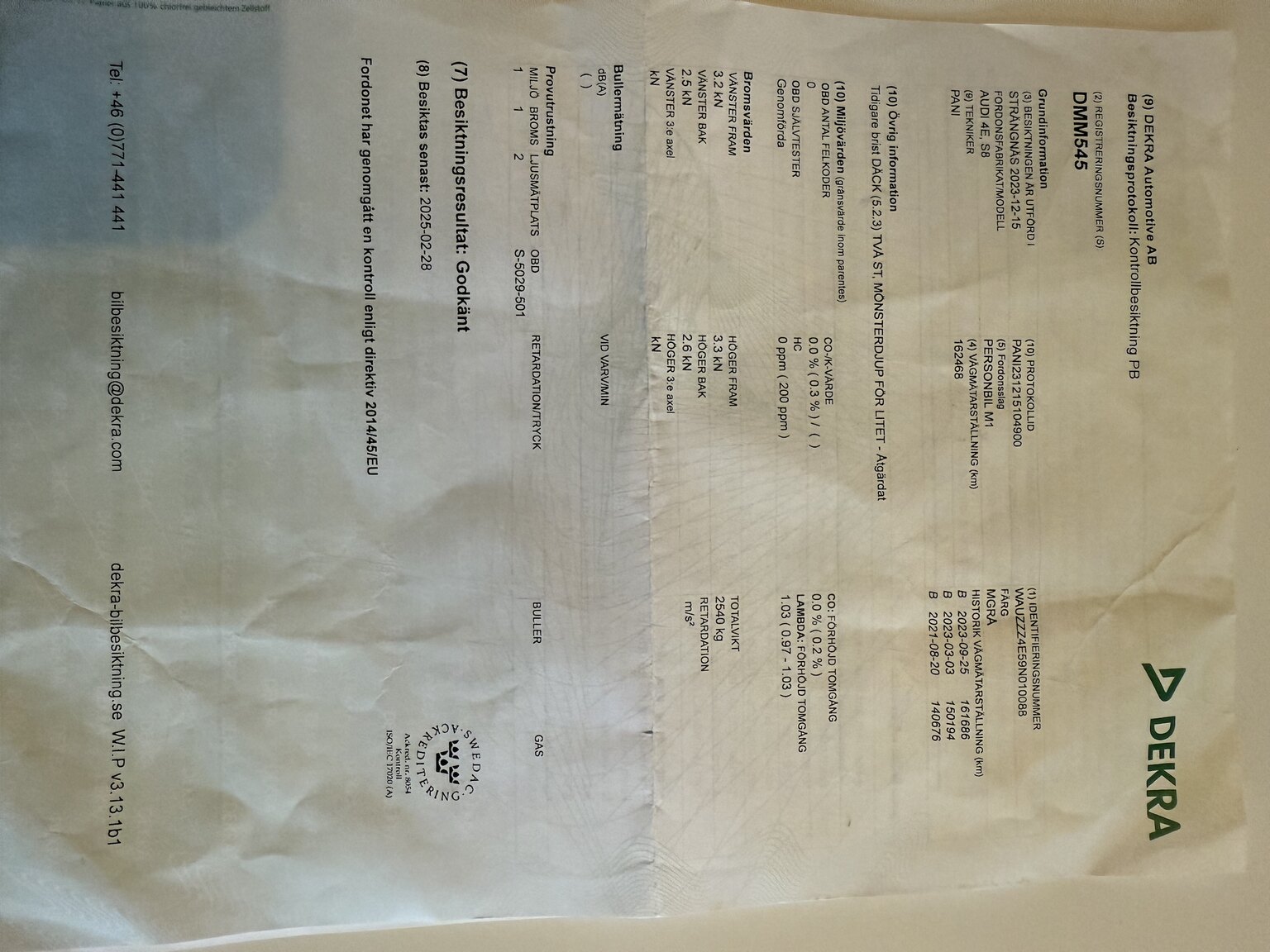 Documentation for 2009 Audi S8 5.2 V10 FSI Quattro