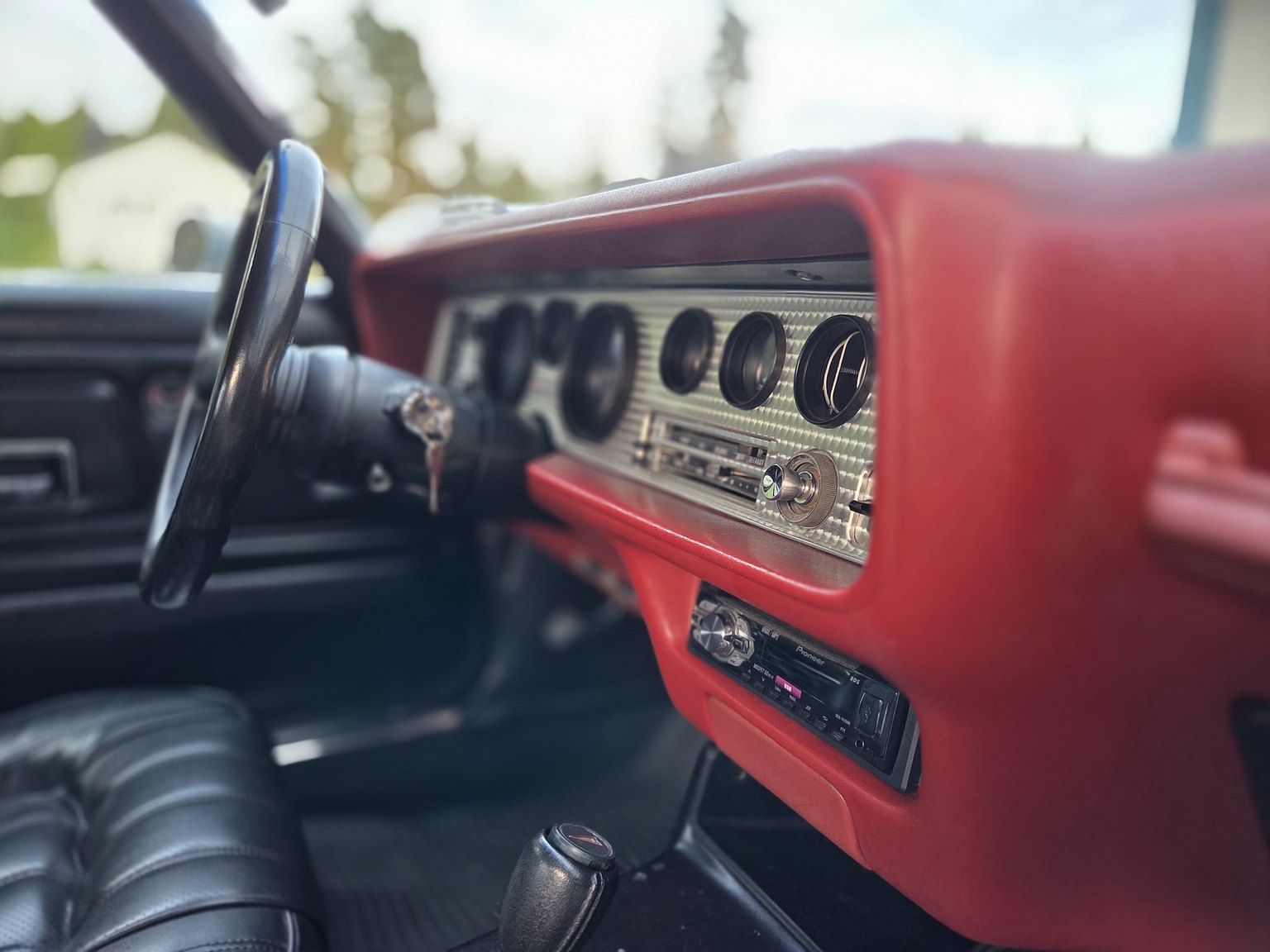 Interiörbild 1976 Pontiac Firebird Trans Am