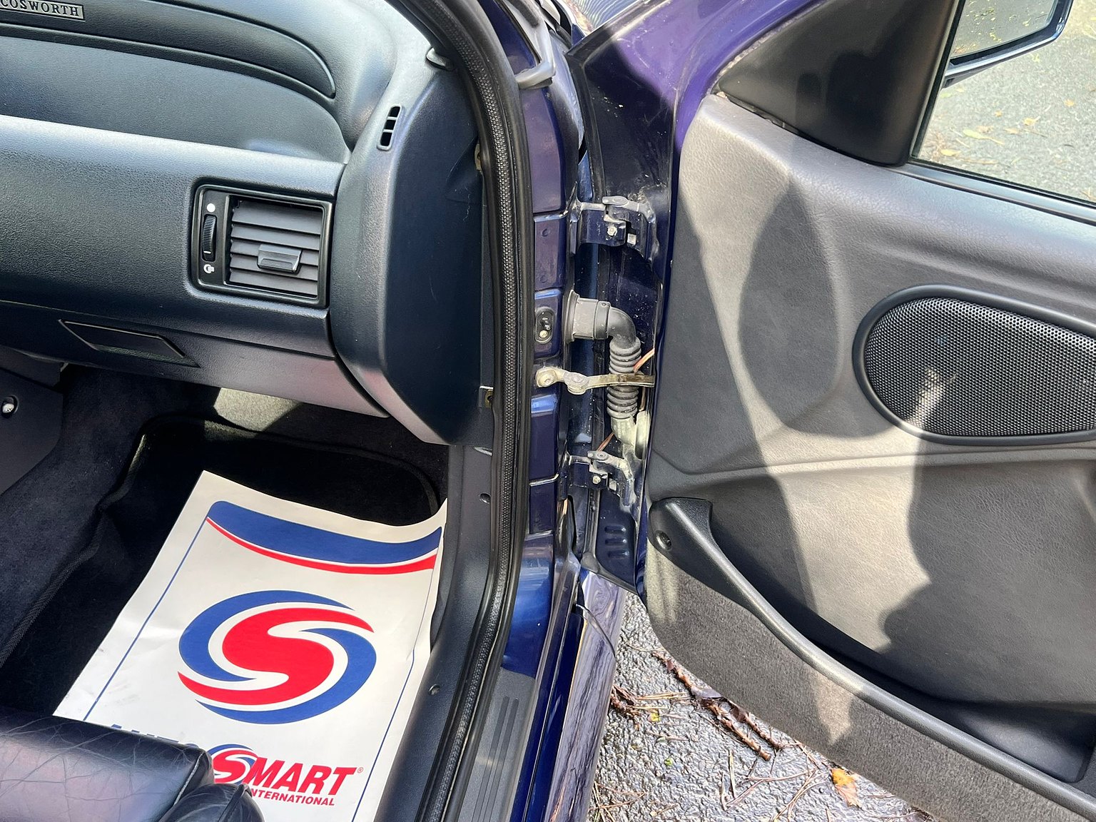 Interiörbild 1993 Ford Escort RS Cosworth "Big Turbo"