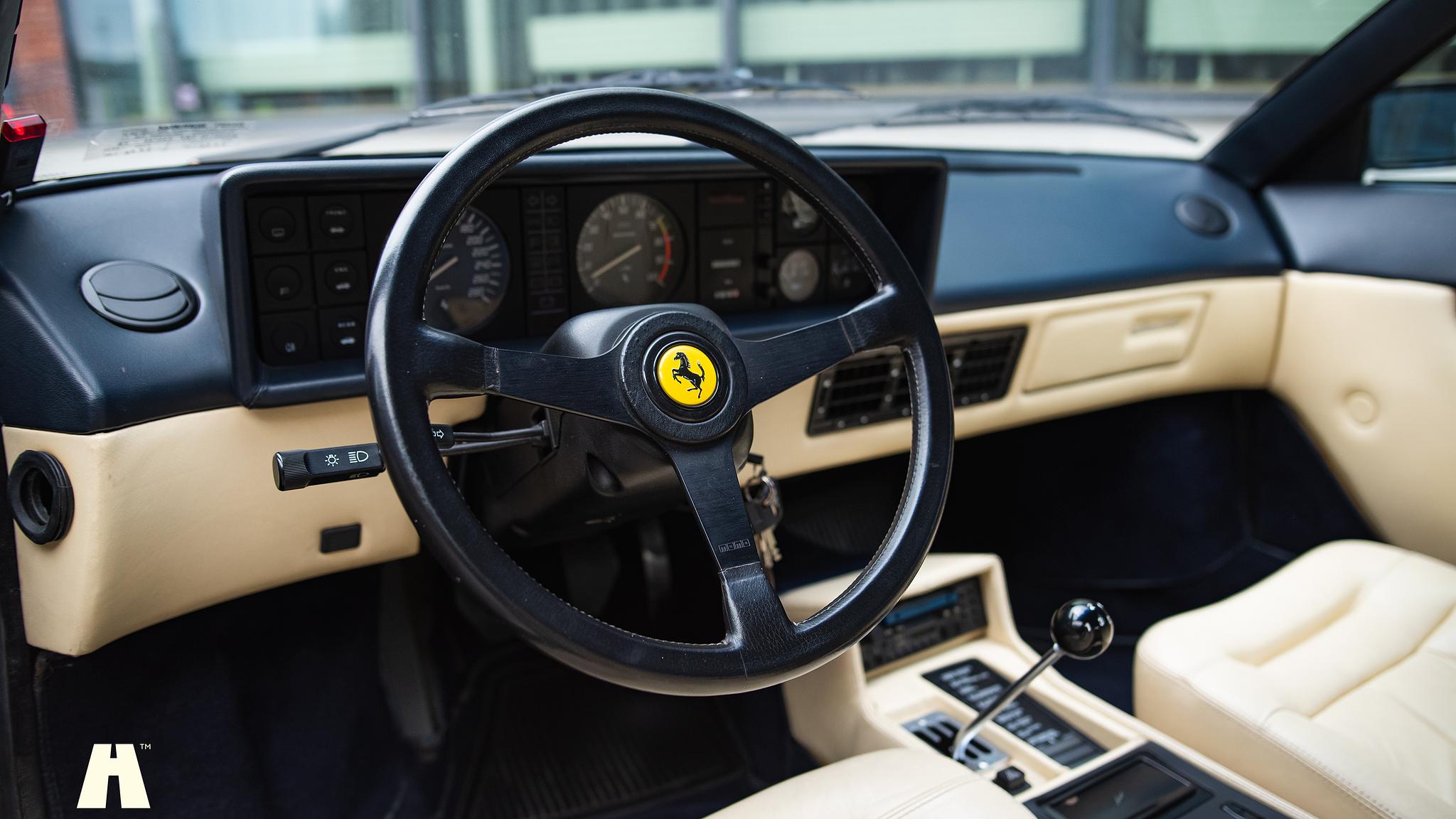 Interior image of 1985 Ferrari Mondial Quattrovalvole Design by Pininfarina (3)
