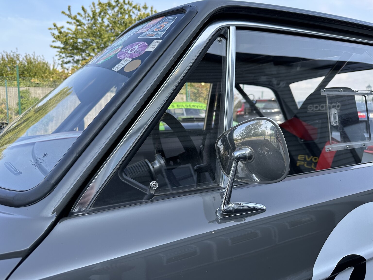 Exteriörbild på 1969 Volvo 142 race car