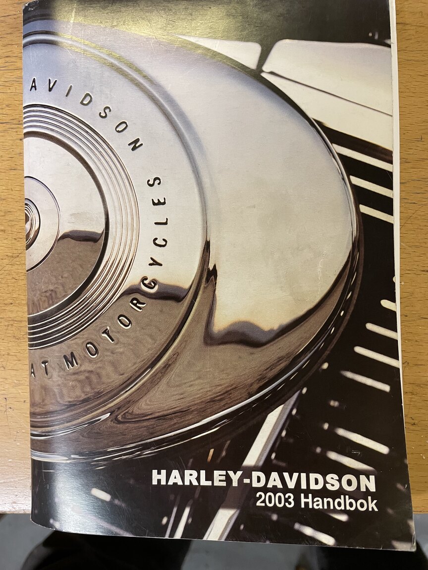 Dokumentation, 2003 Harley-Davidson FXD Dyna Super Glide 1.4