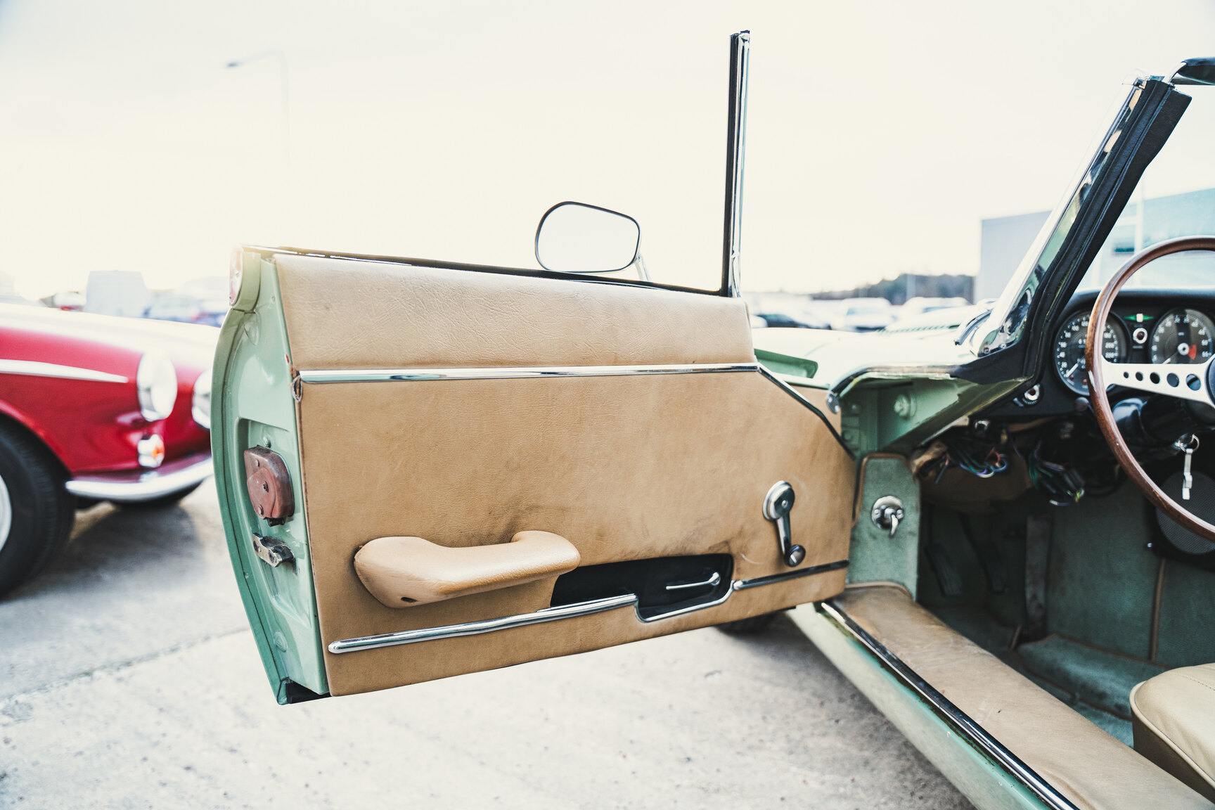 Innenraumfoto von 1970 Jaguar E-Type Roadster