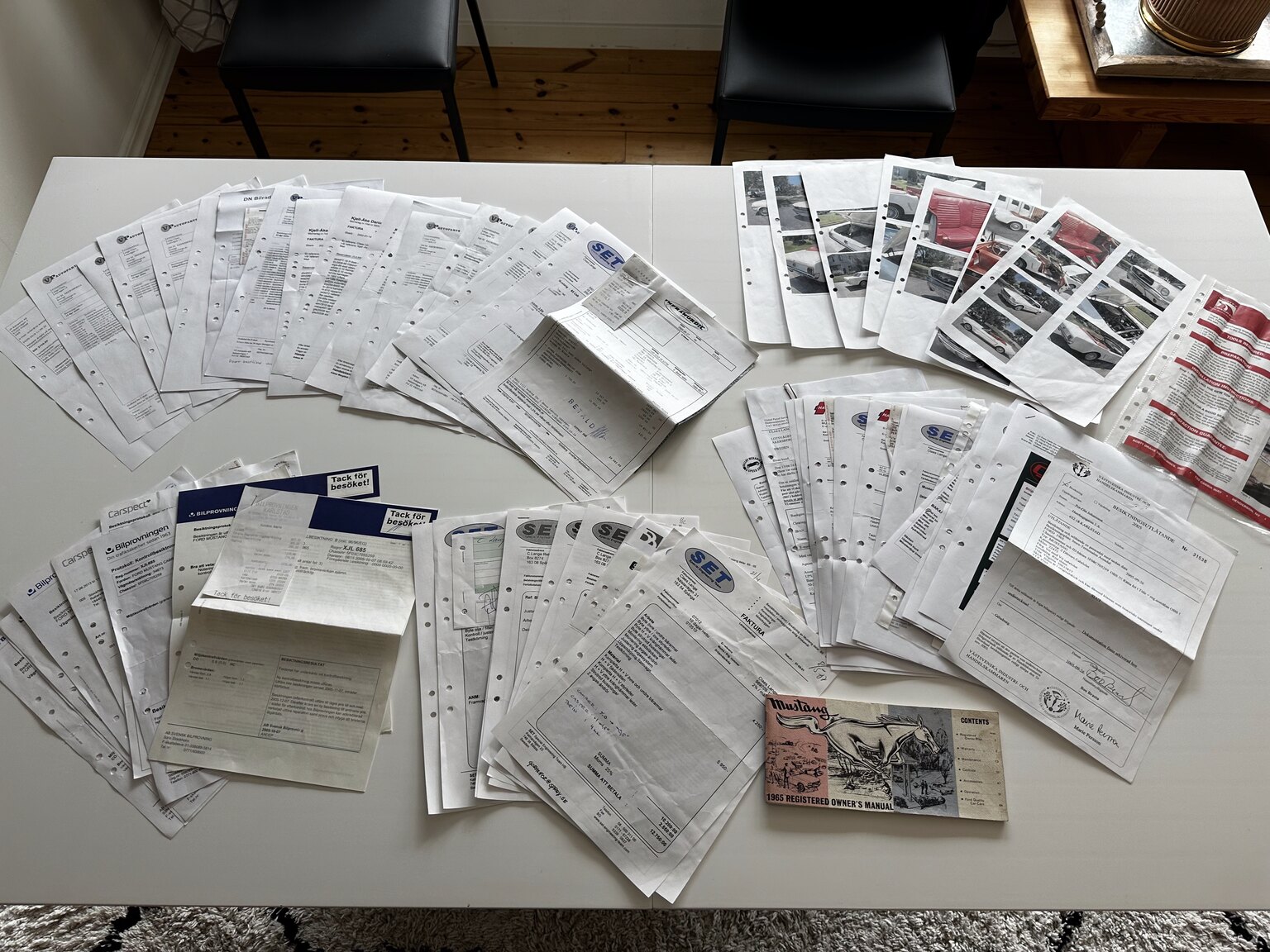 Dokumentation för 1965 Ford Mustang Cabriolet (1)