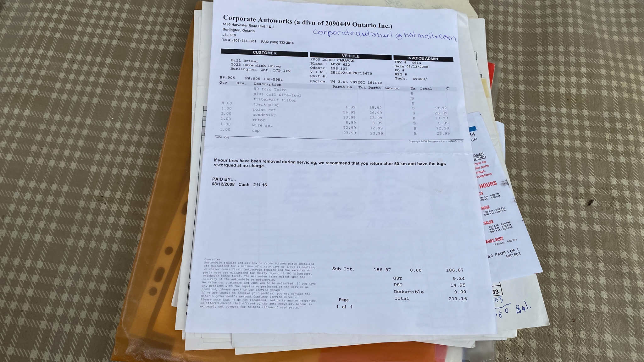 Dokumentation, 1959 Ford Thunderbird hardtop (51)