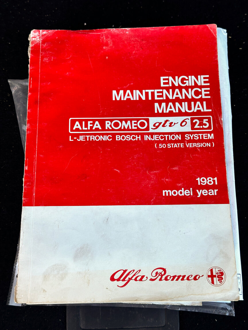 Dokumentation, 1985 Alfa Romeo GTV 6 2.5 (7)